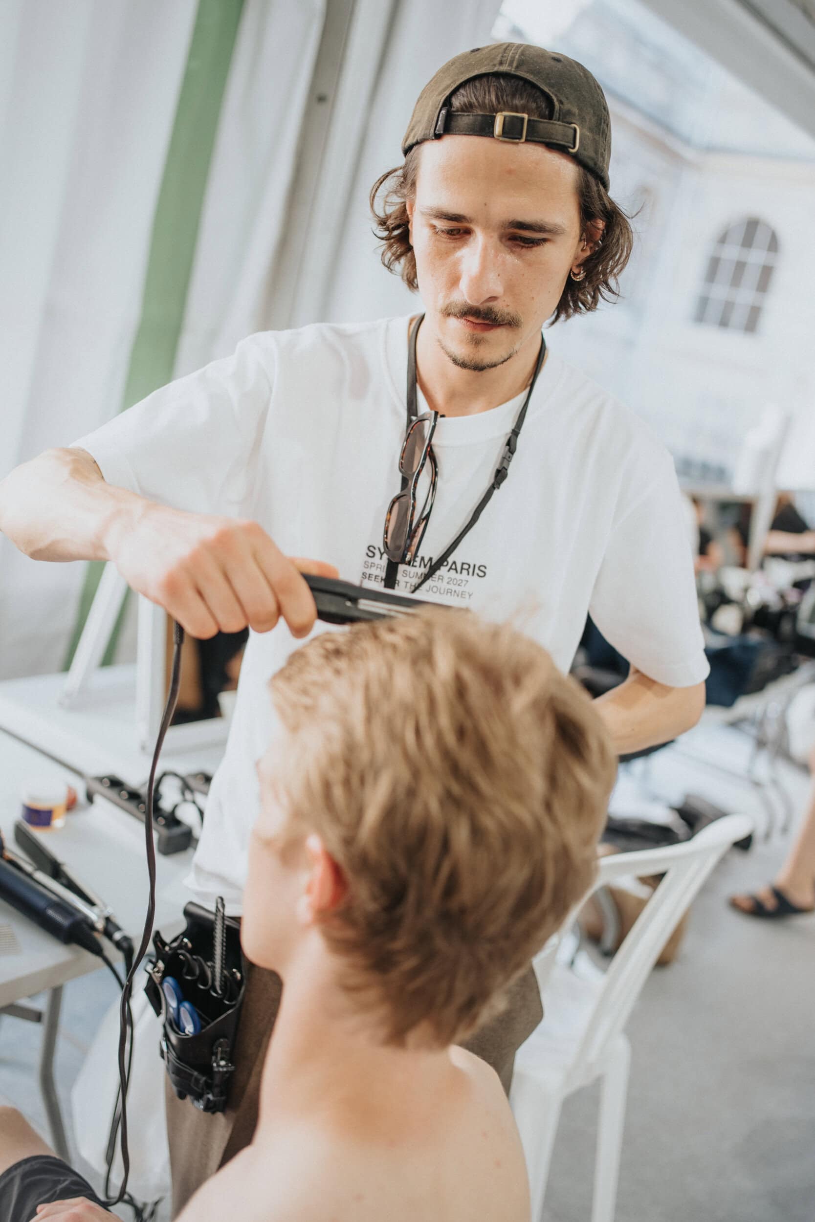 System Spring 2027 Men's Fashion Show Backstage