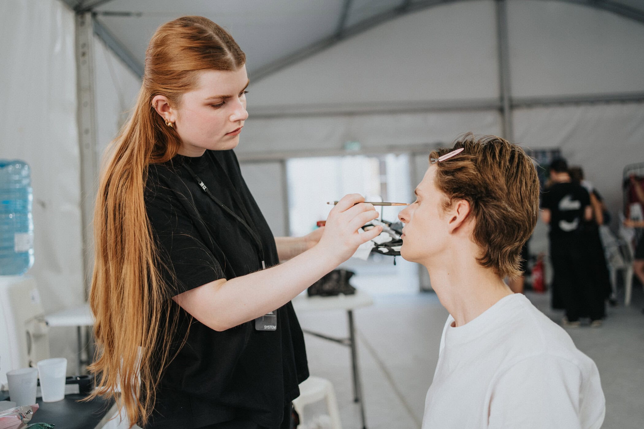 System Spring 2027 Men's Fashion Show Backstage