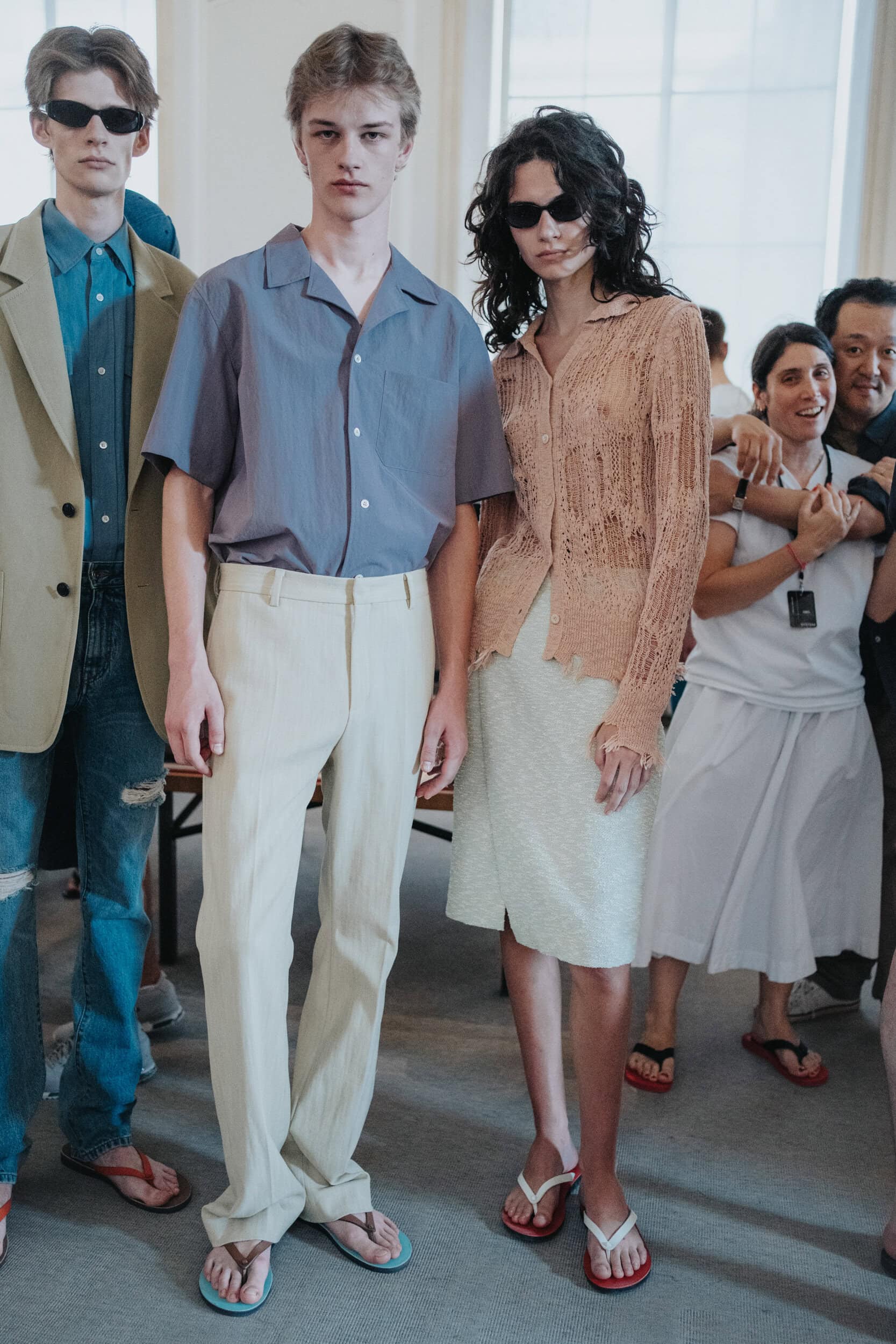 System Spring 2027 Men's Fashion Show Backstage