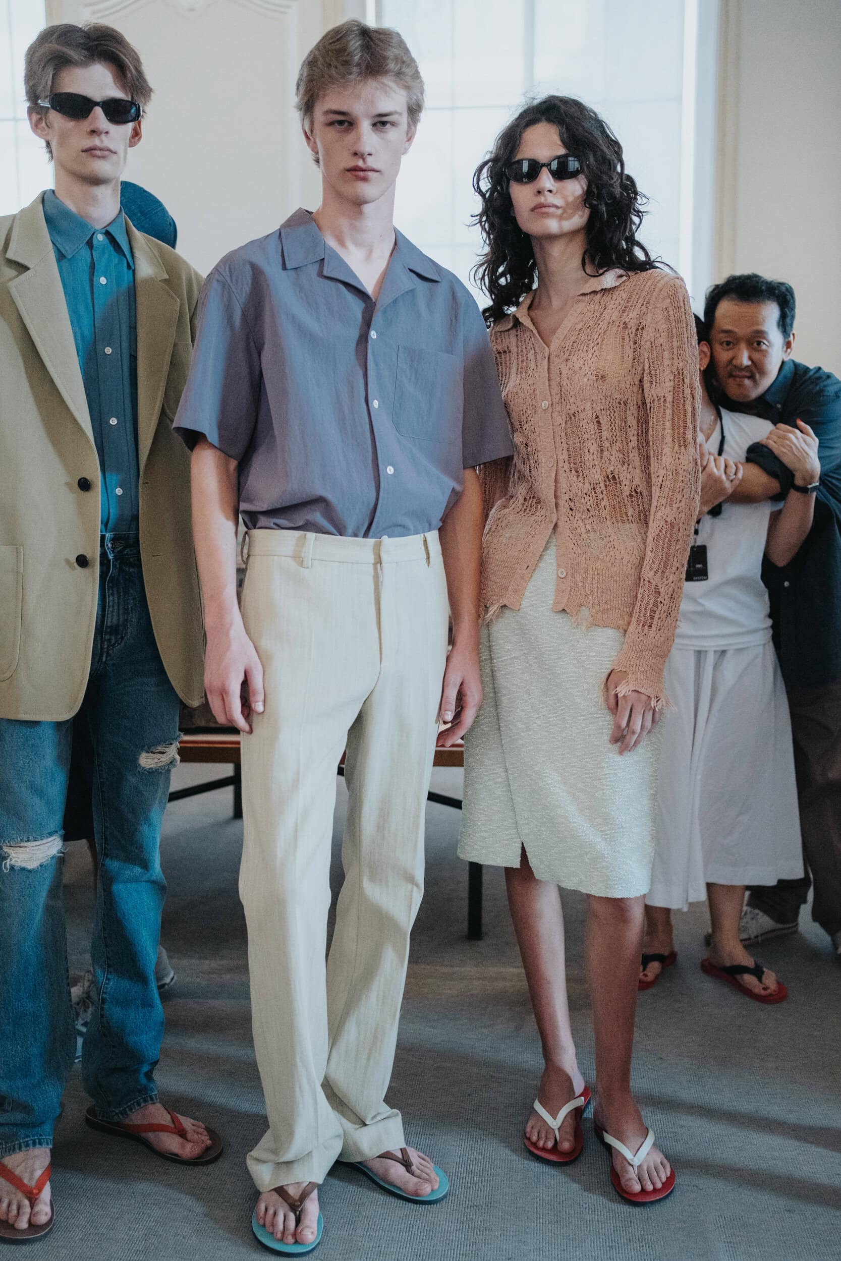 System Spring 2027 Men's Fashion Show Backstage