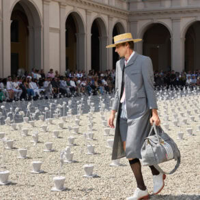 Thom Browne Spring 2027 Men's Fashion Show Atmosphere