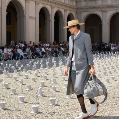 Thom Browne Spring 2027 Men's Fashion Show Atmosphere
