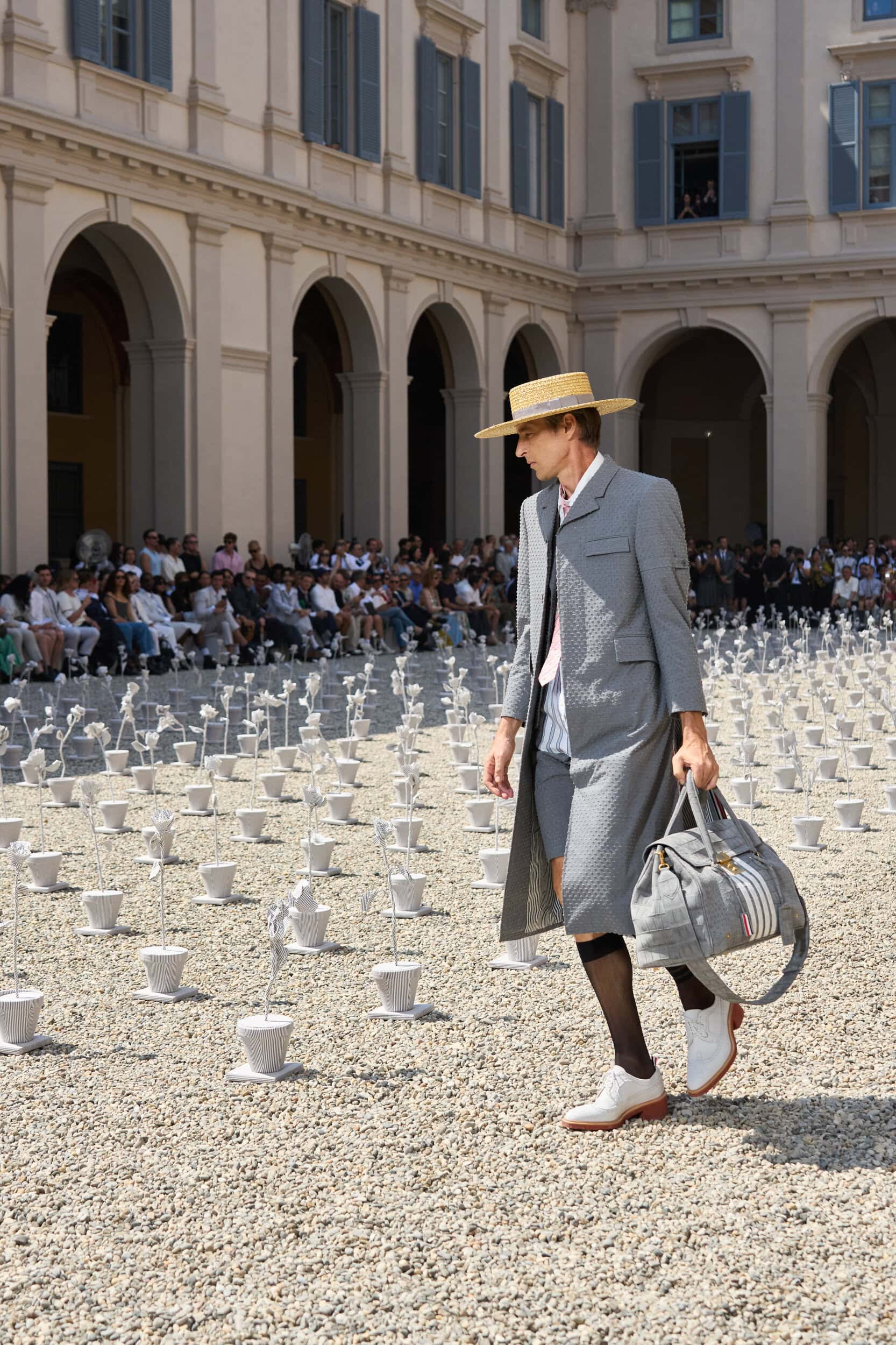 Thom Browne Spring 2027 Men's Fashion Show Atmosphere