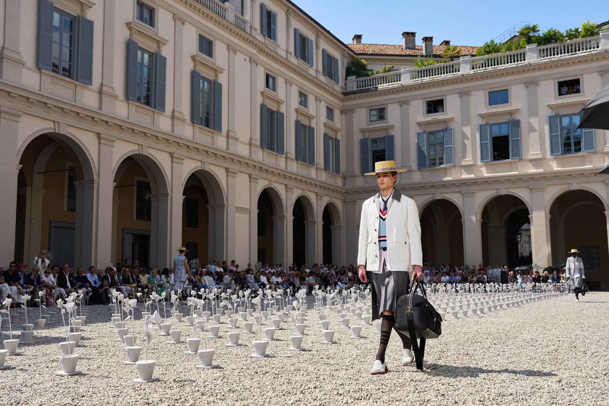 Thom Browne Spring 2027 Men's Fashion Show Atmosphere
