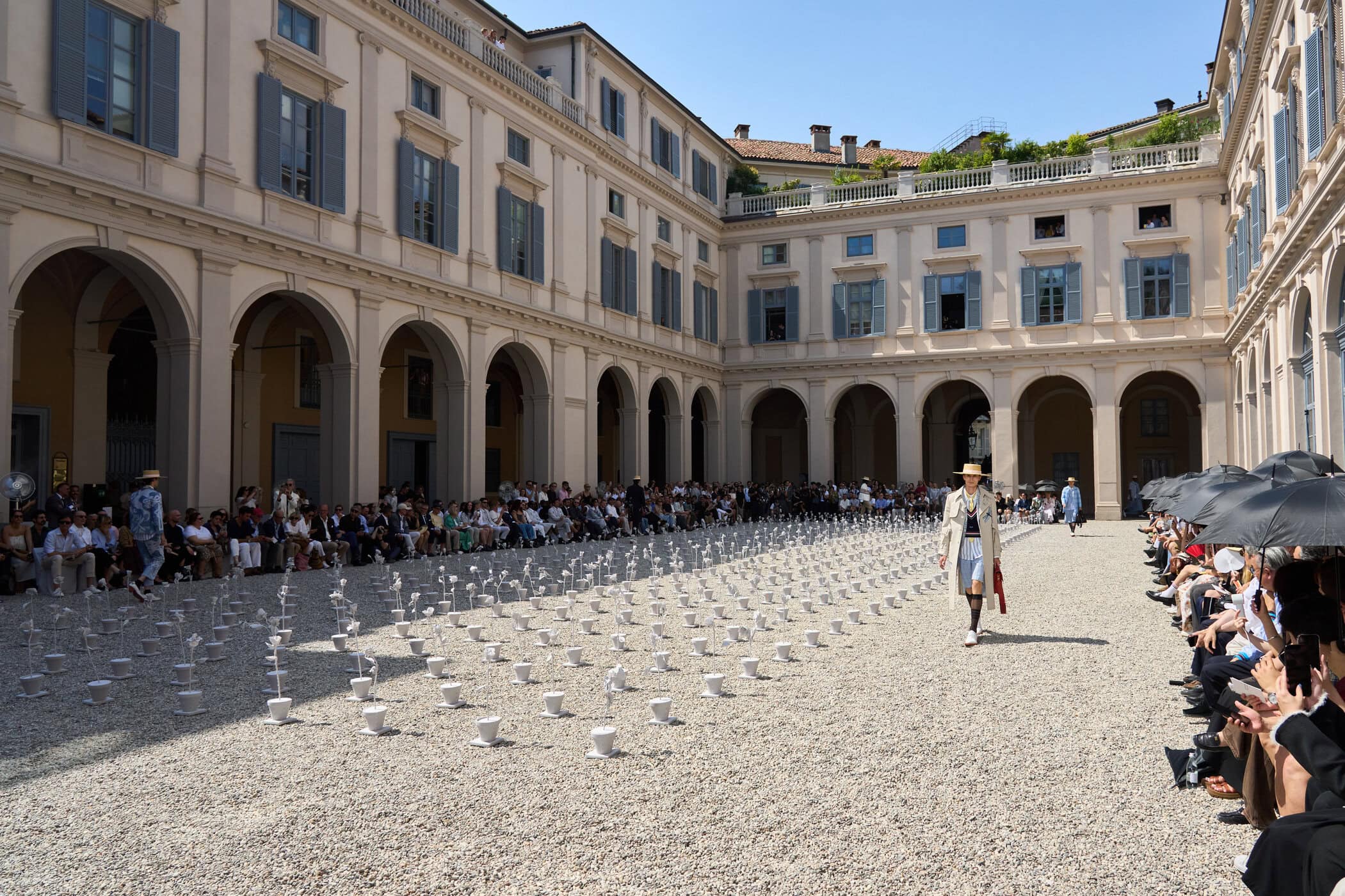Thom Browne Spring 2027 Men's Fashion Show Atmosphere