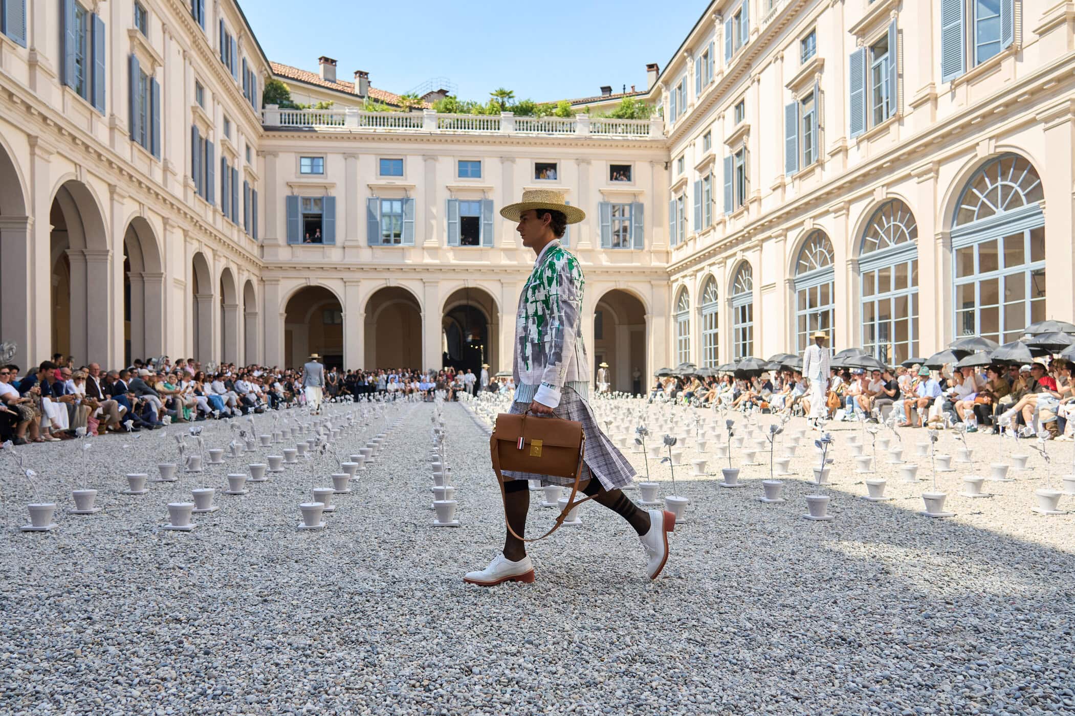 Thom Browne Spring 2027 Men's Fashion Show Atmosphere