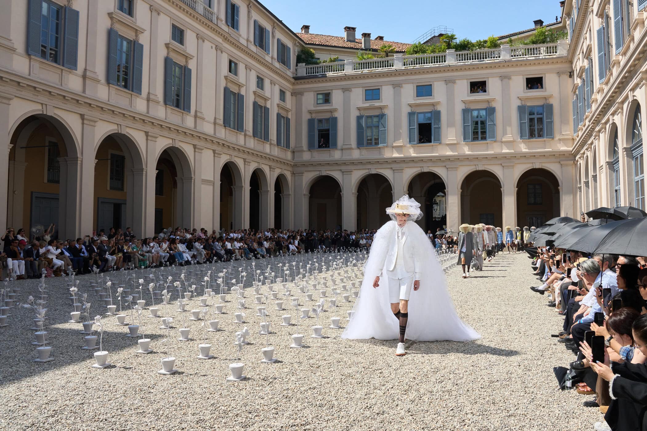 Thom Browne Spring 2027 Men's Fashion Show Atmosphere