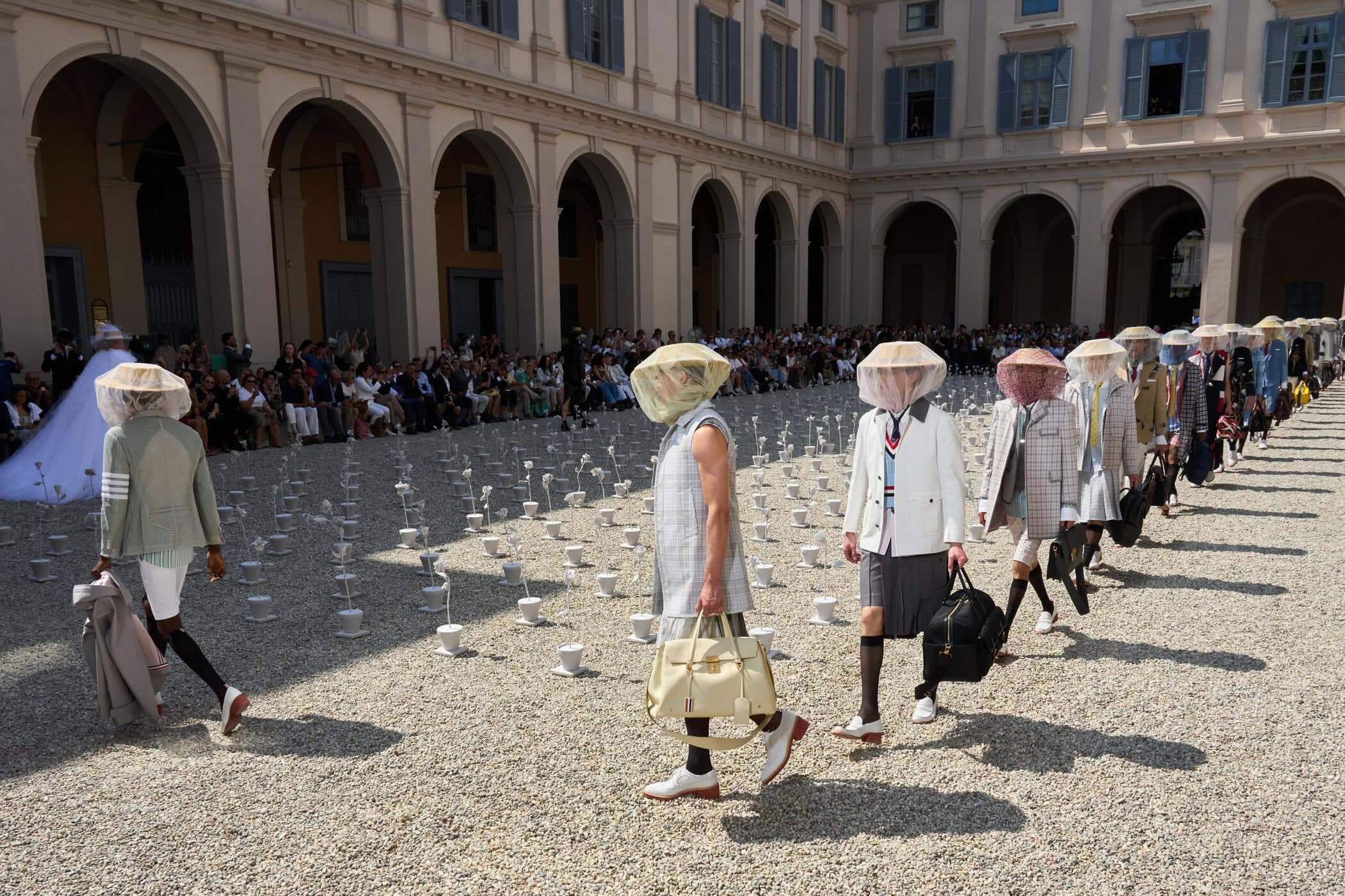 Thom Browne Spring 2027 Men's Fashion Show Atmosphere