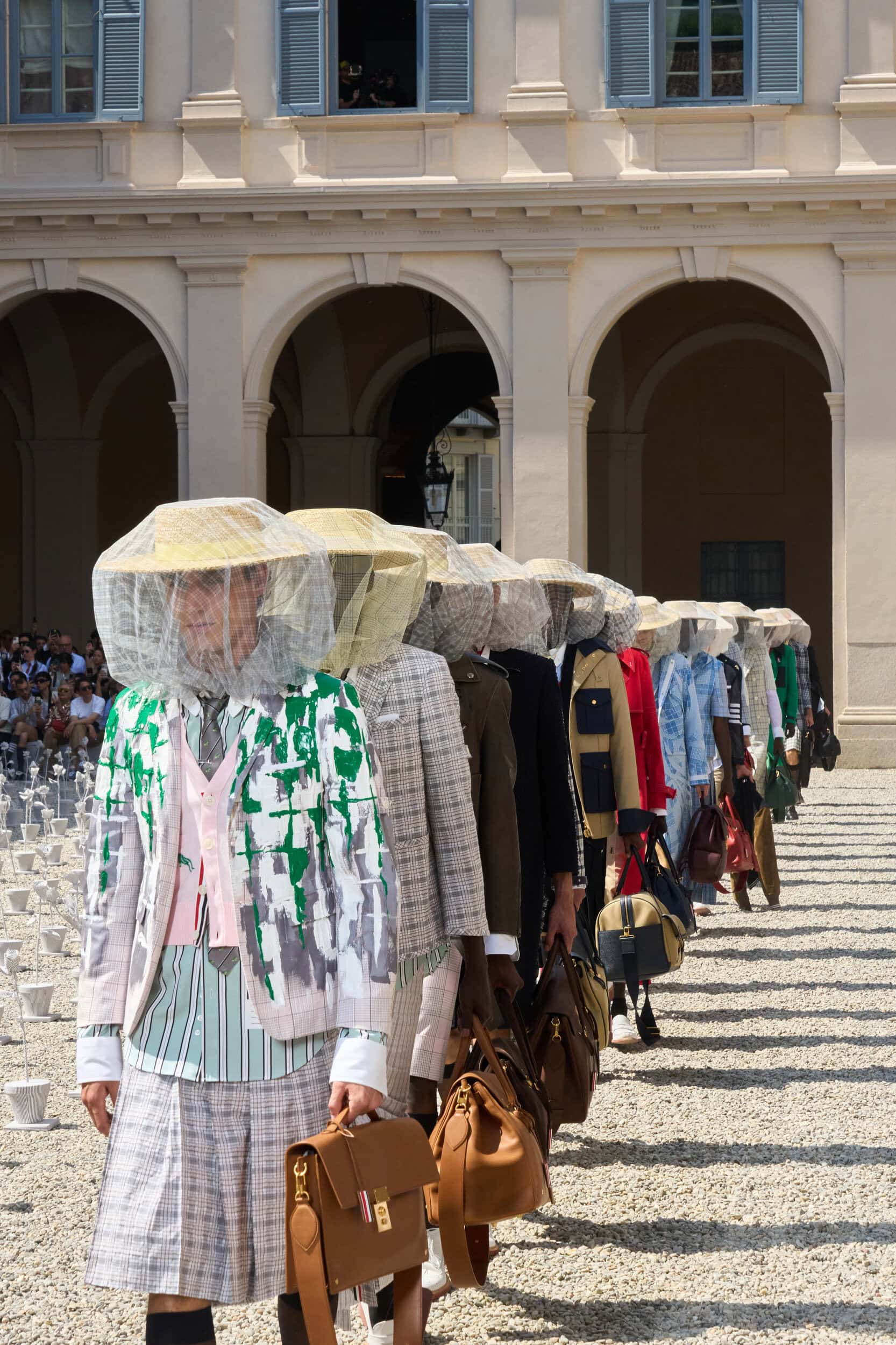Thom Browne Spring 2027 Men's Fashion Show Atmosphere
