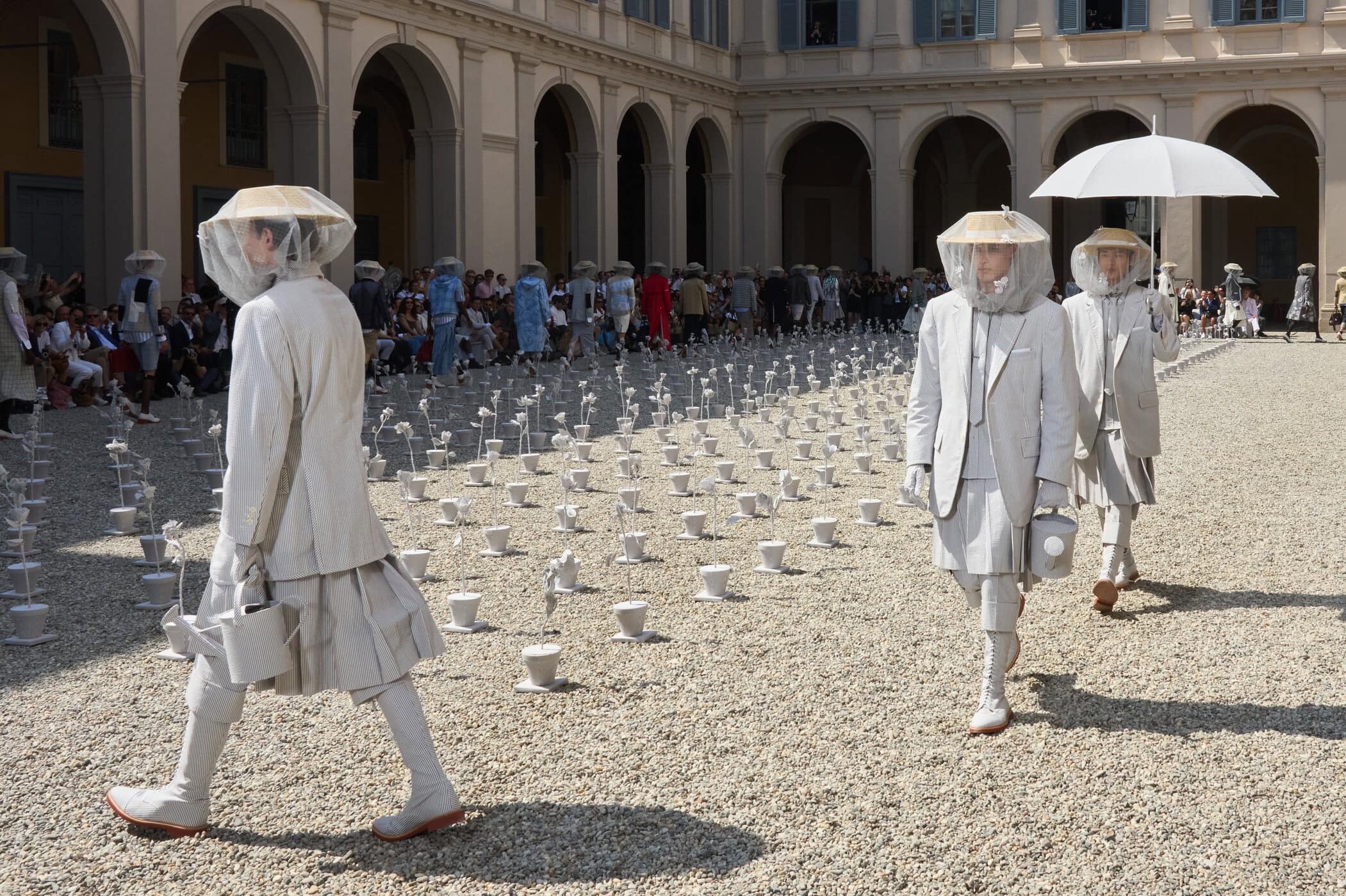 Thom Browne Spring 2027 Men's Fashion Show Atmosphere