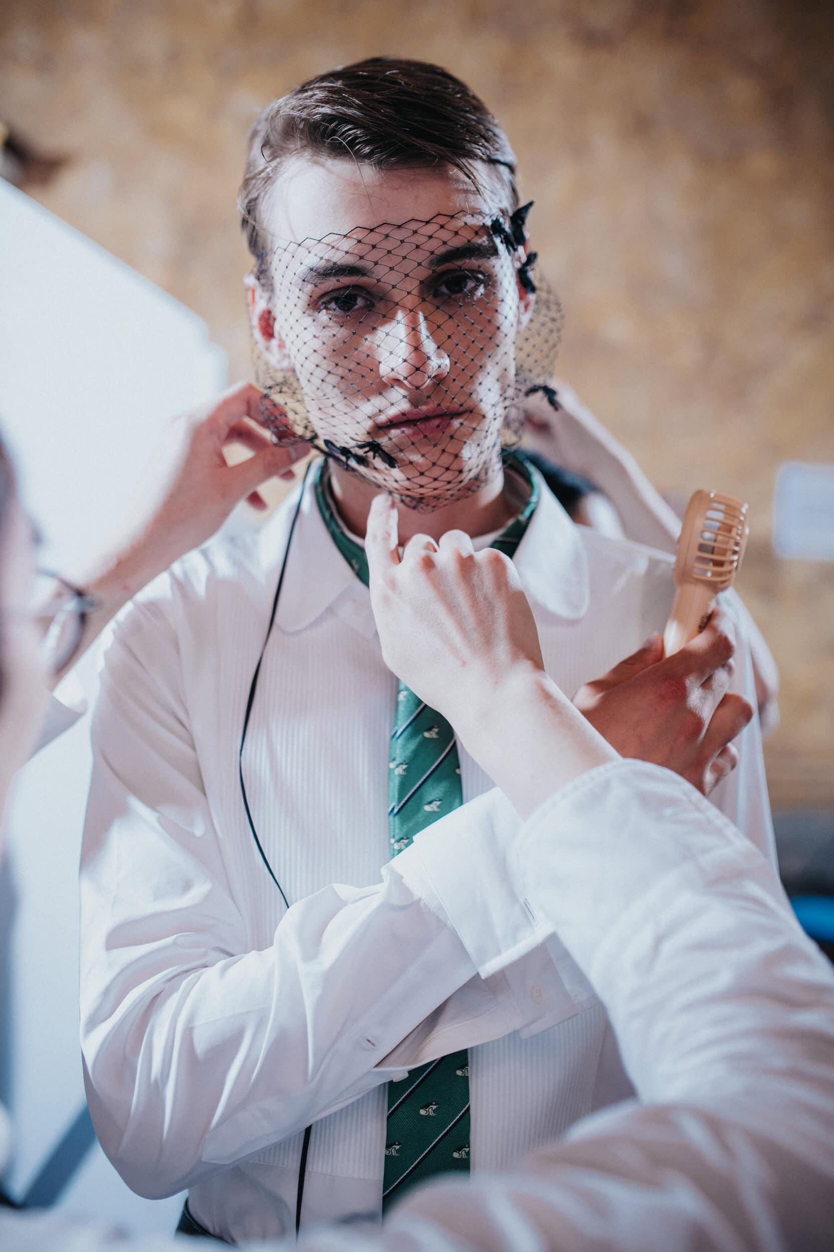 Thom Browne Spring 2027 Men's Fashion Show Backstage