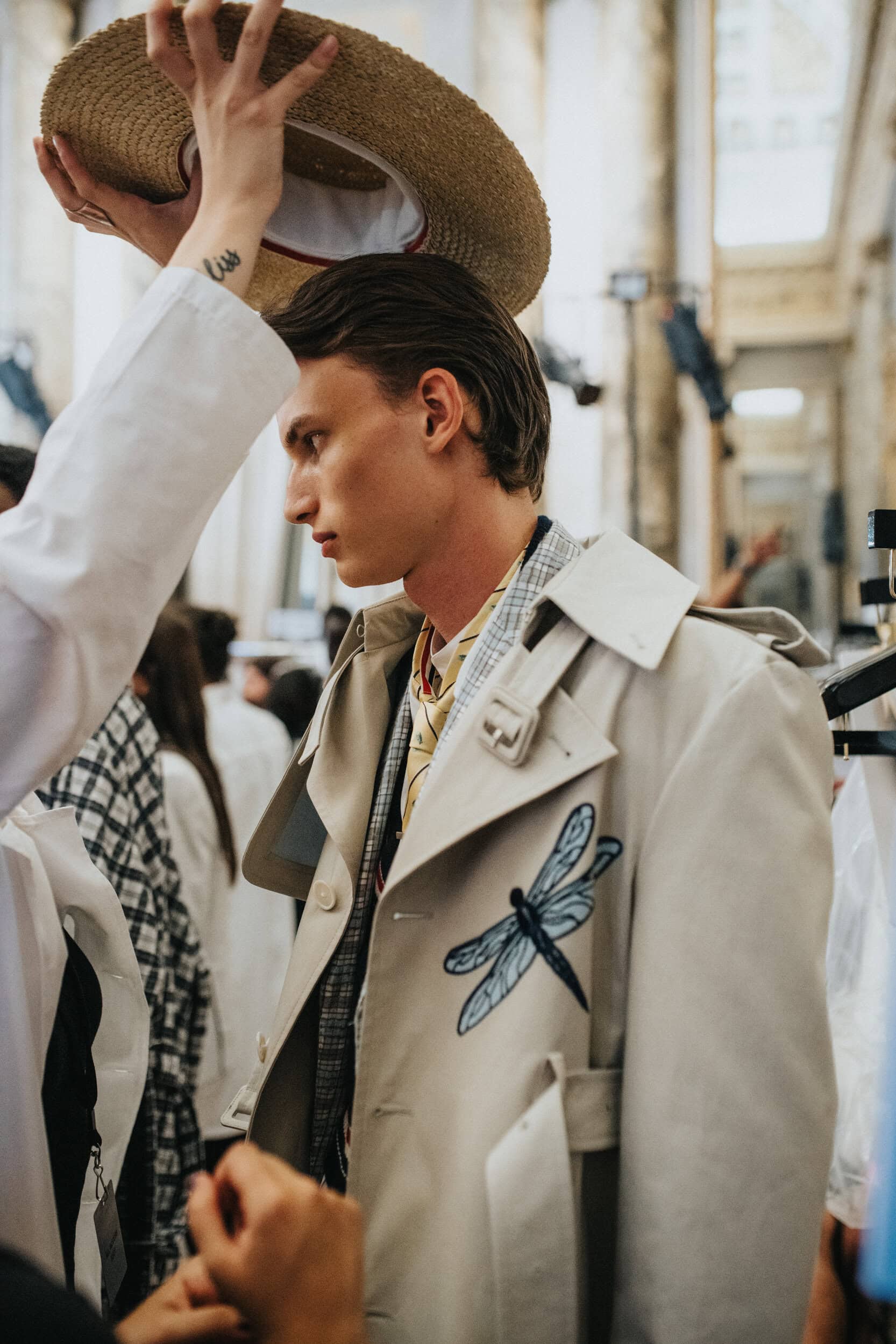 Thom Browne Spring 2027 Men's Fashion Show Backstage