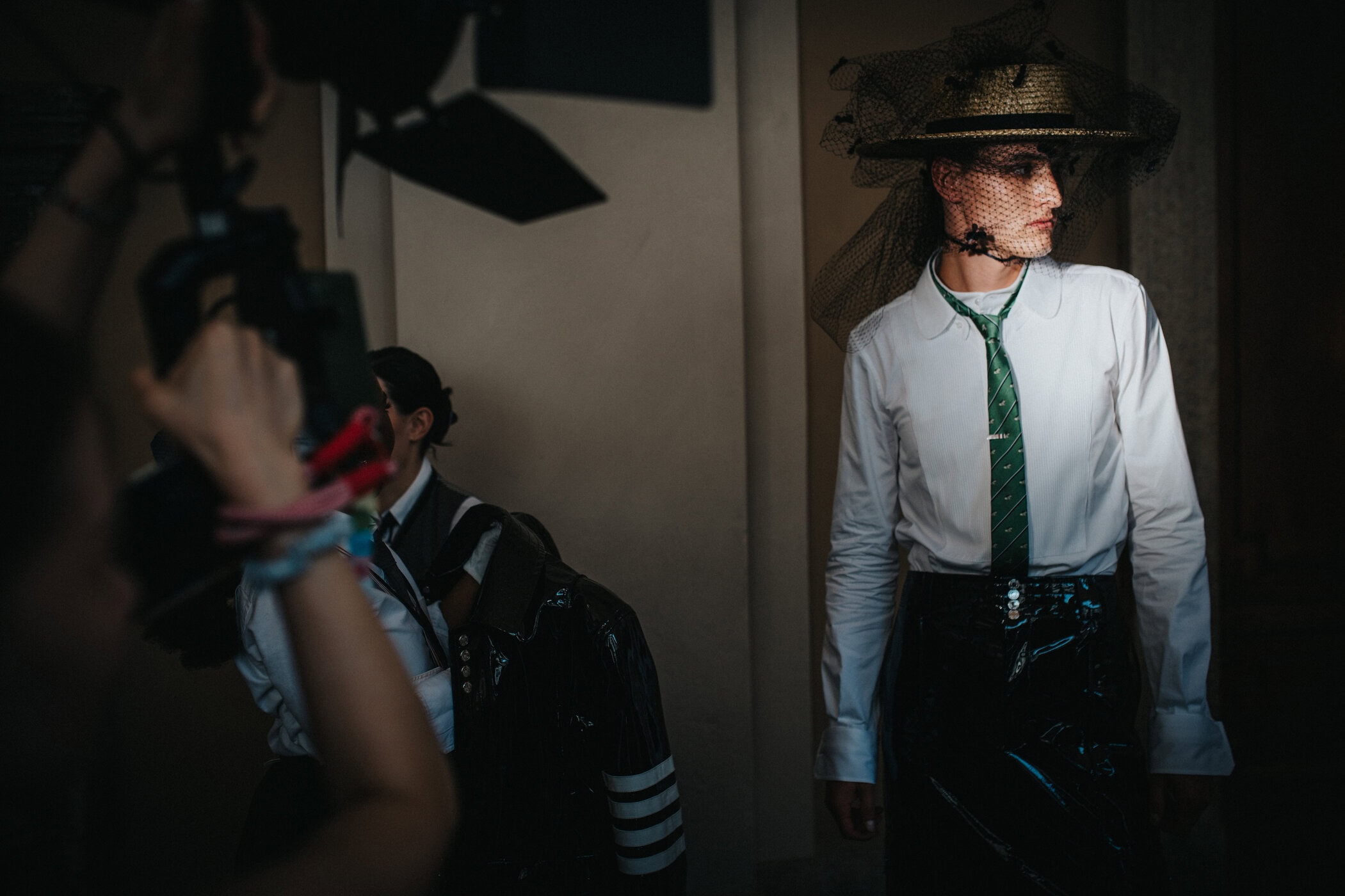 Thom Browne Spring 2027 Men's Fashion Show Backstage