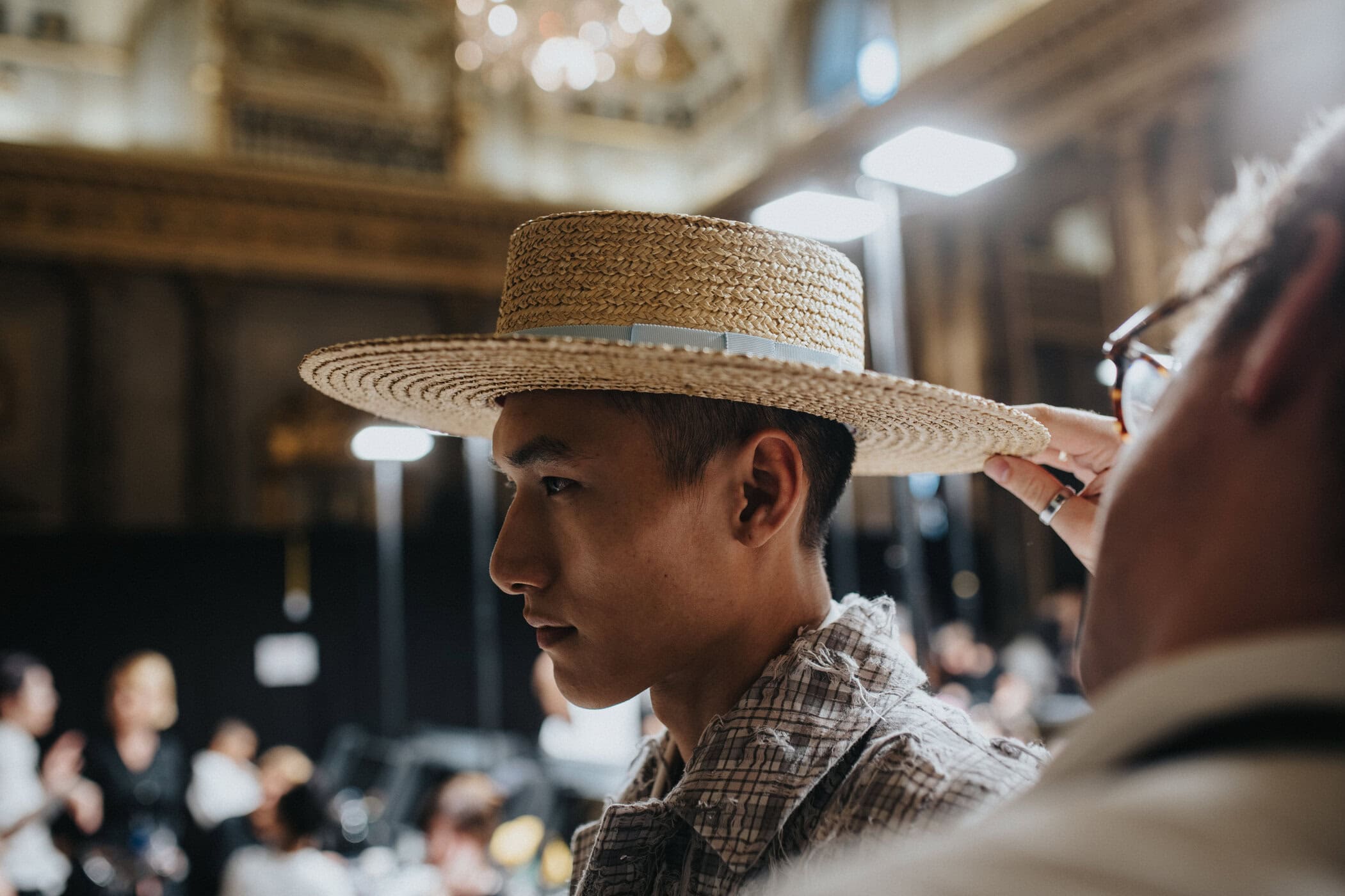 Thom Browne Spring 2027 Men's Fashion Show Backstage