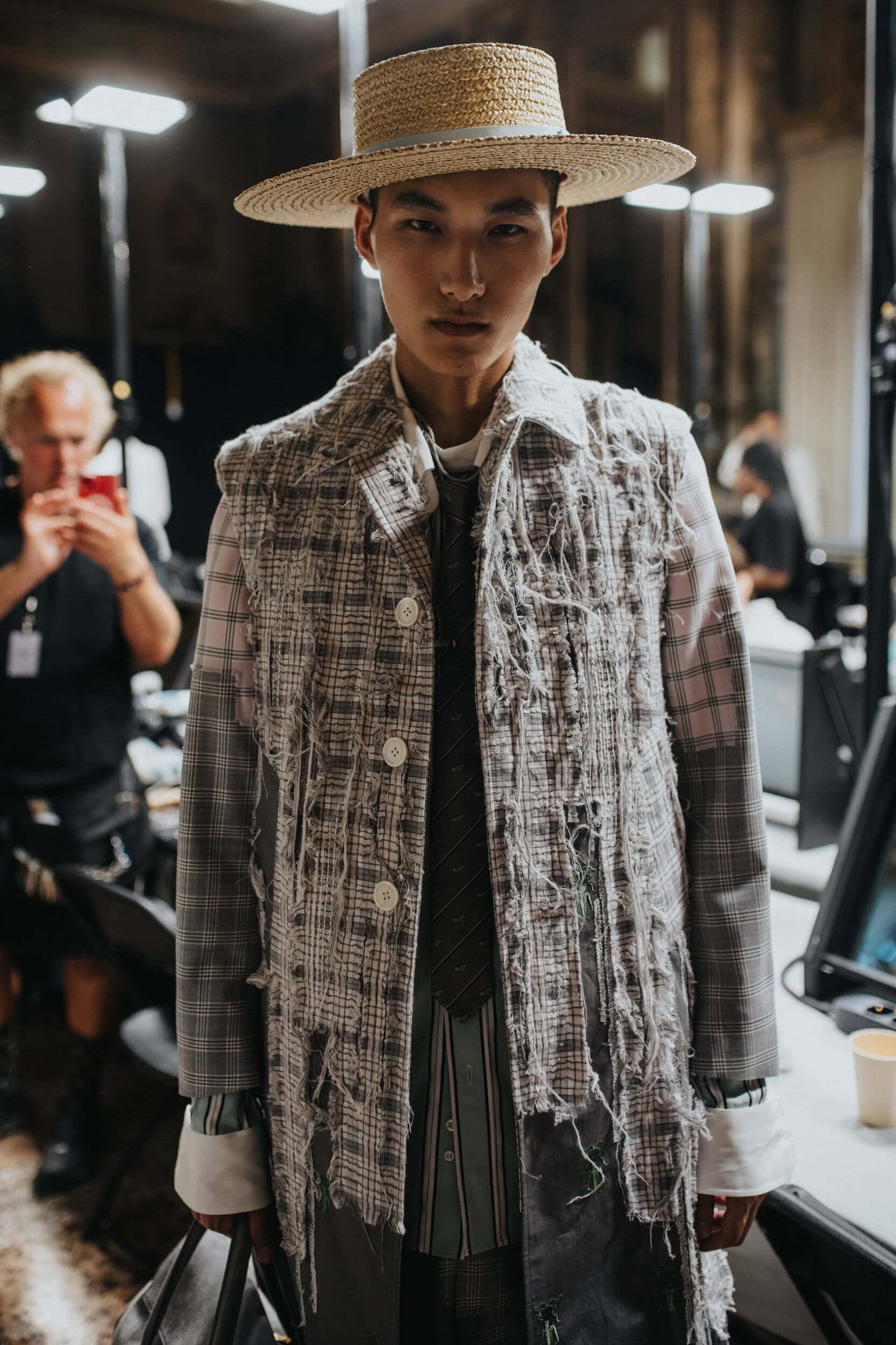 Thom Browne Spring 2027 Men's Fashion Show Backstage