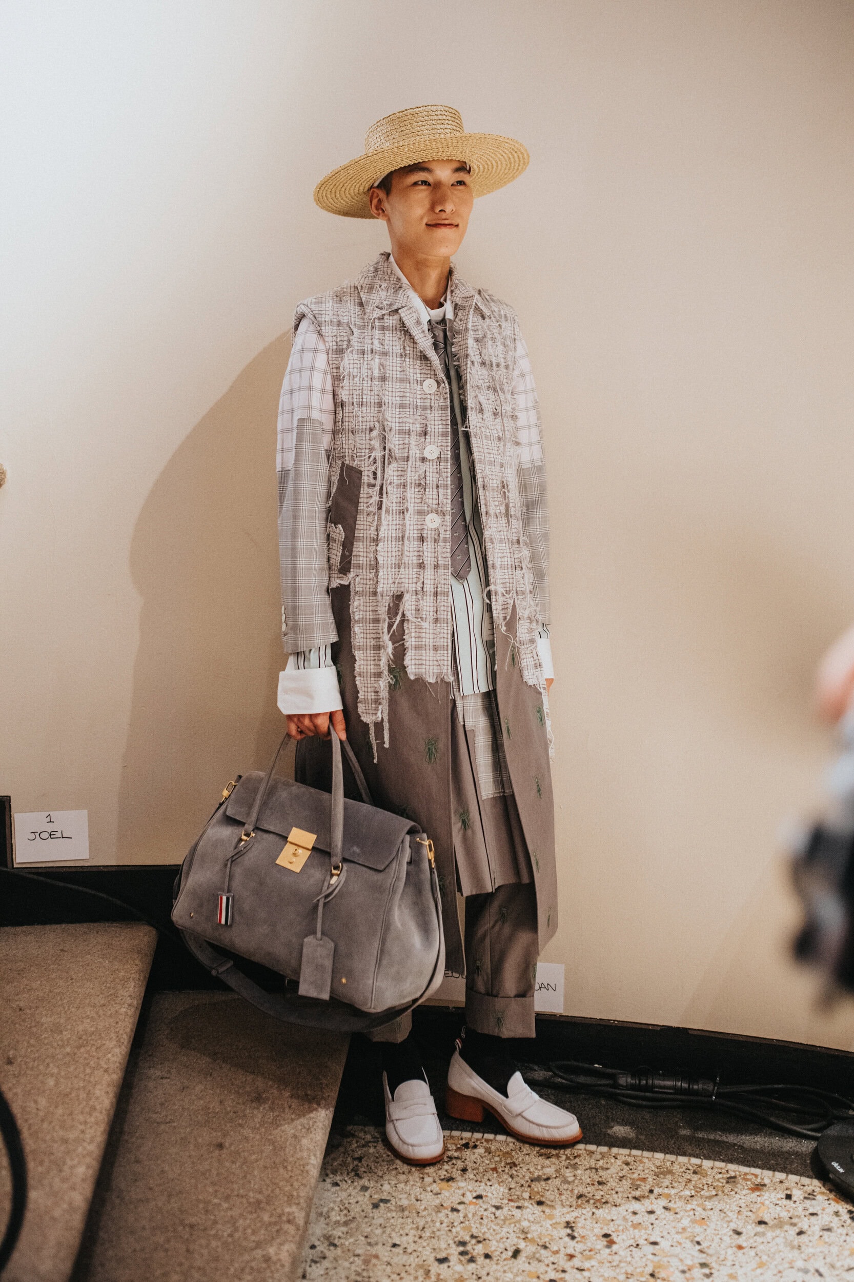 Thom Browne Spring 2027 Men's Fashion Show Backstage