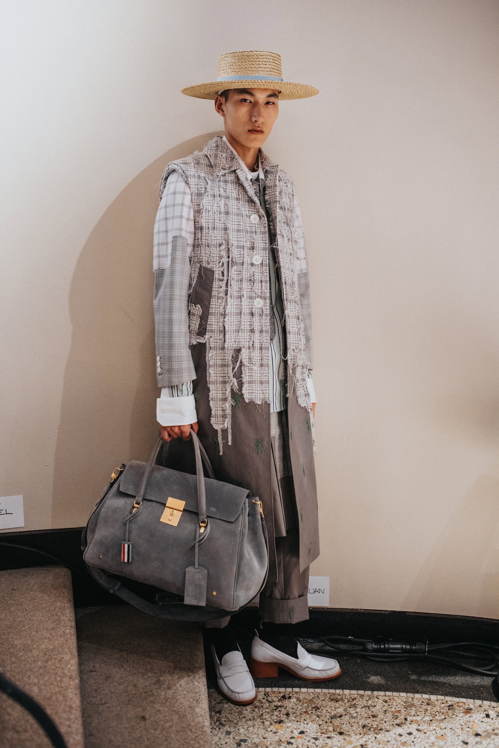 Thom Browne Spring 2027 Men's Fashion Show Backstage