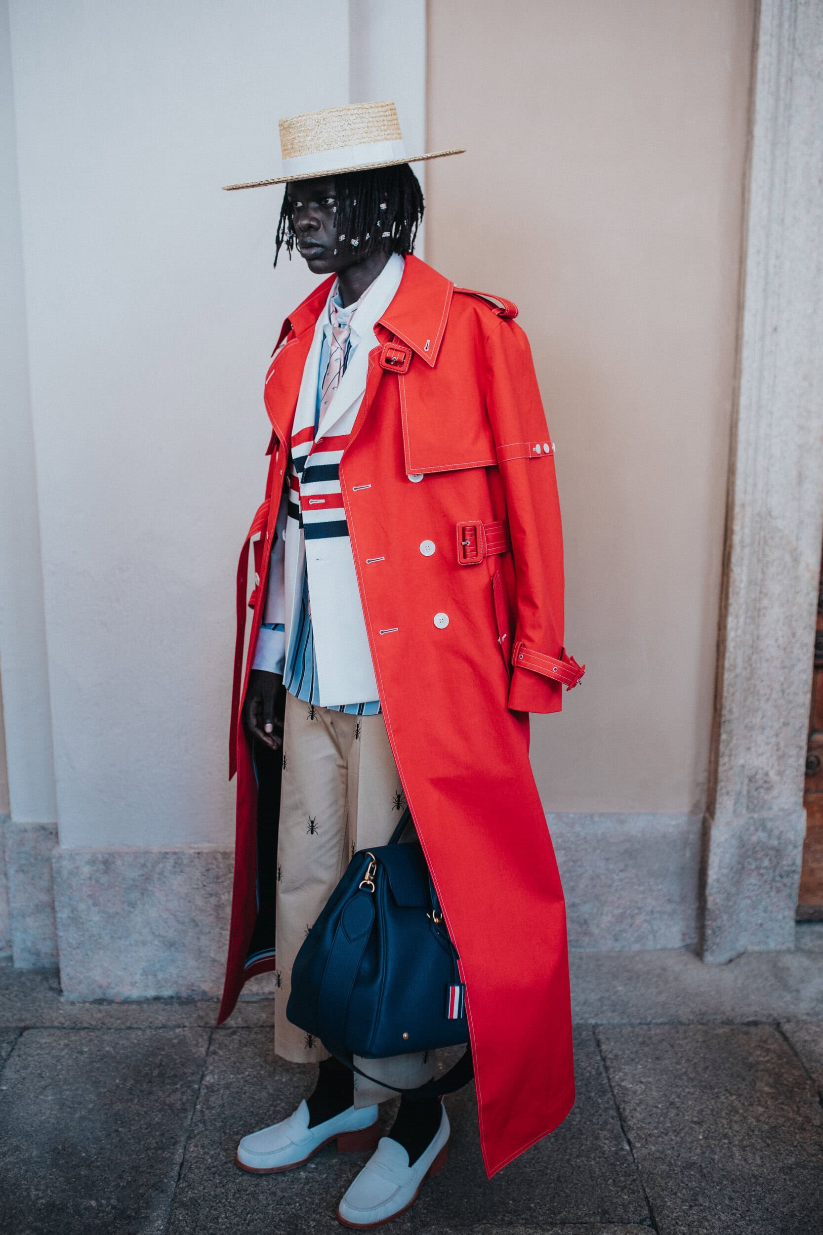 Thom Browne Spring 2027 Men's Fashion Show Backstage