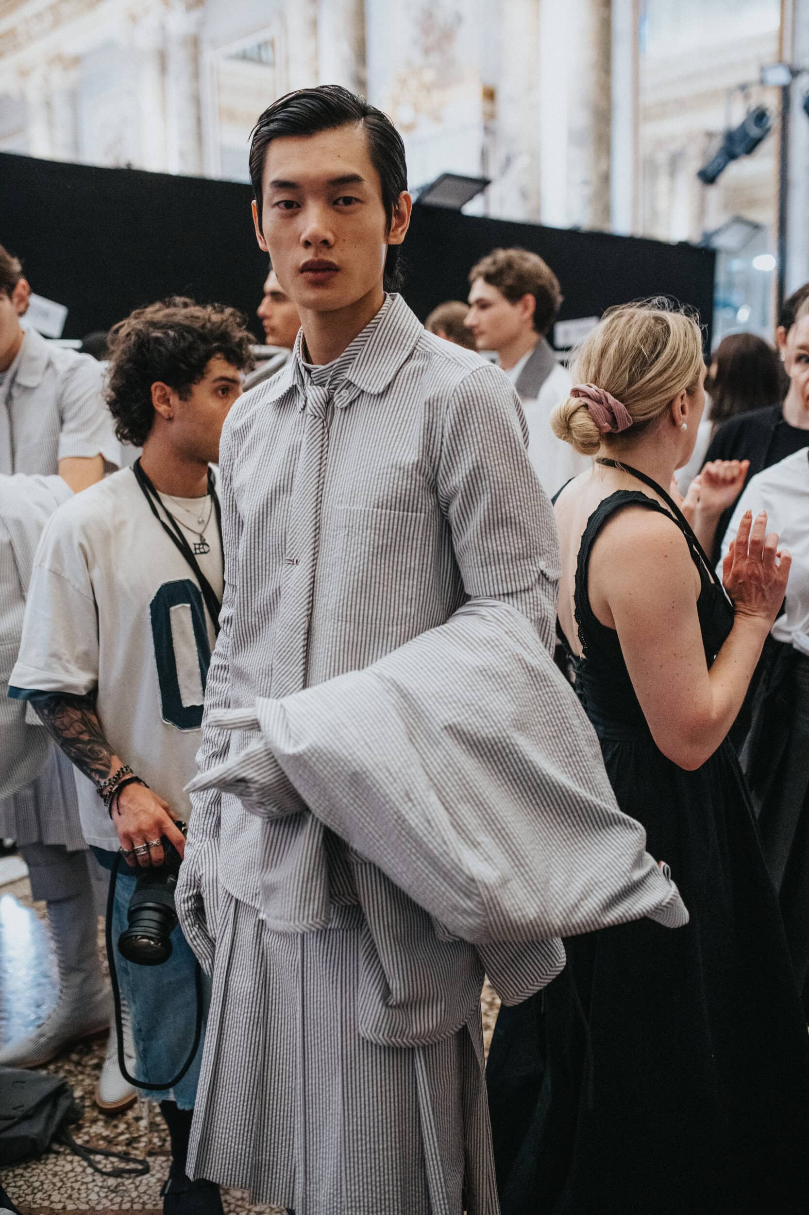Thom Browne Spring 2027 Men's Fashion Show Backstage