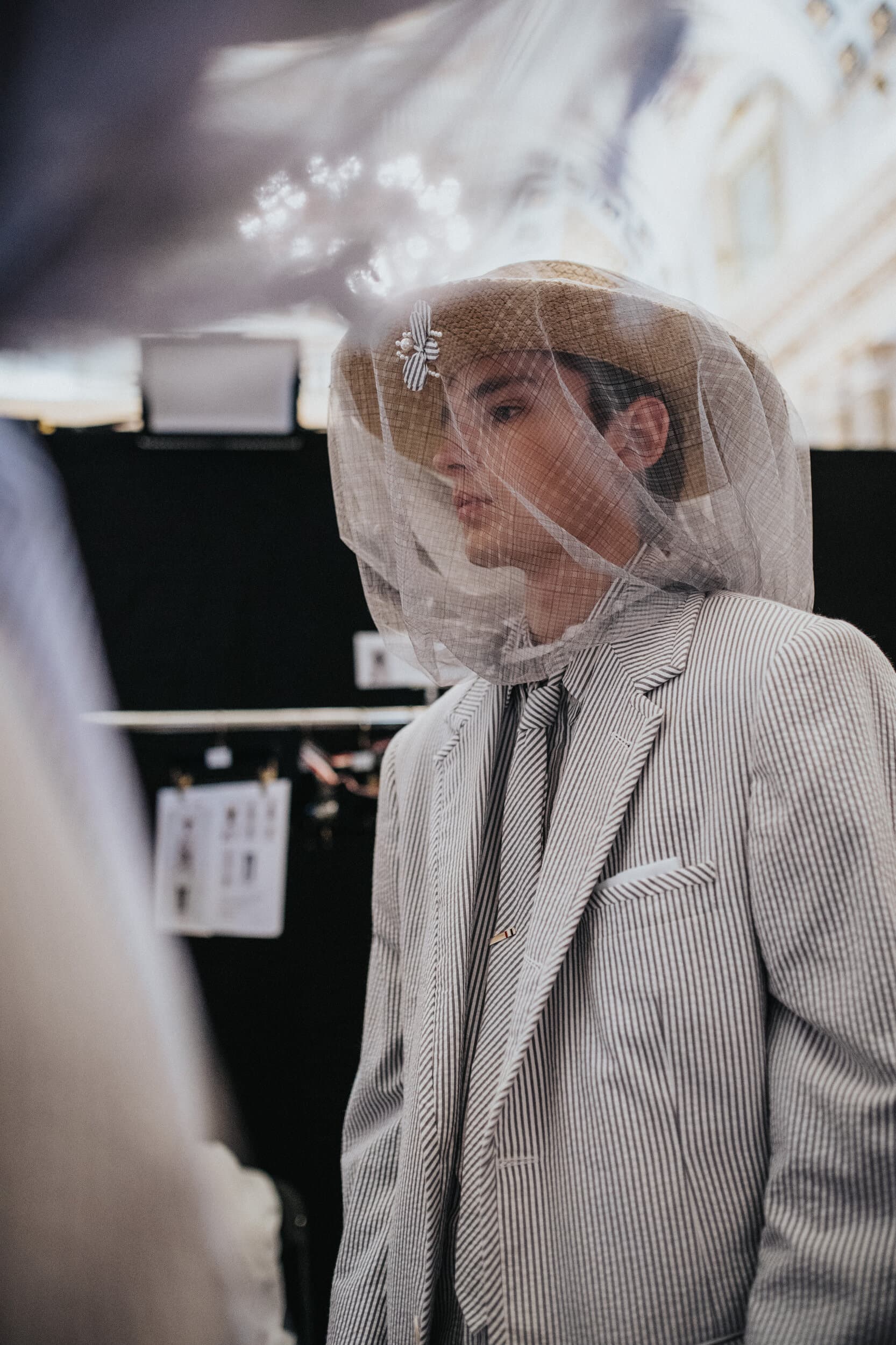 Thom Browne Spring 2027 Men's Fashion Show Backstage