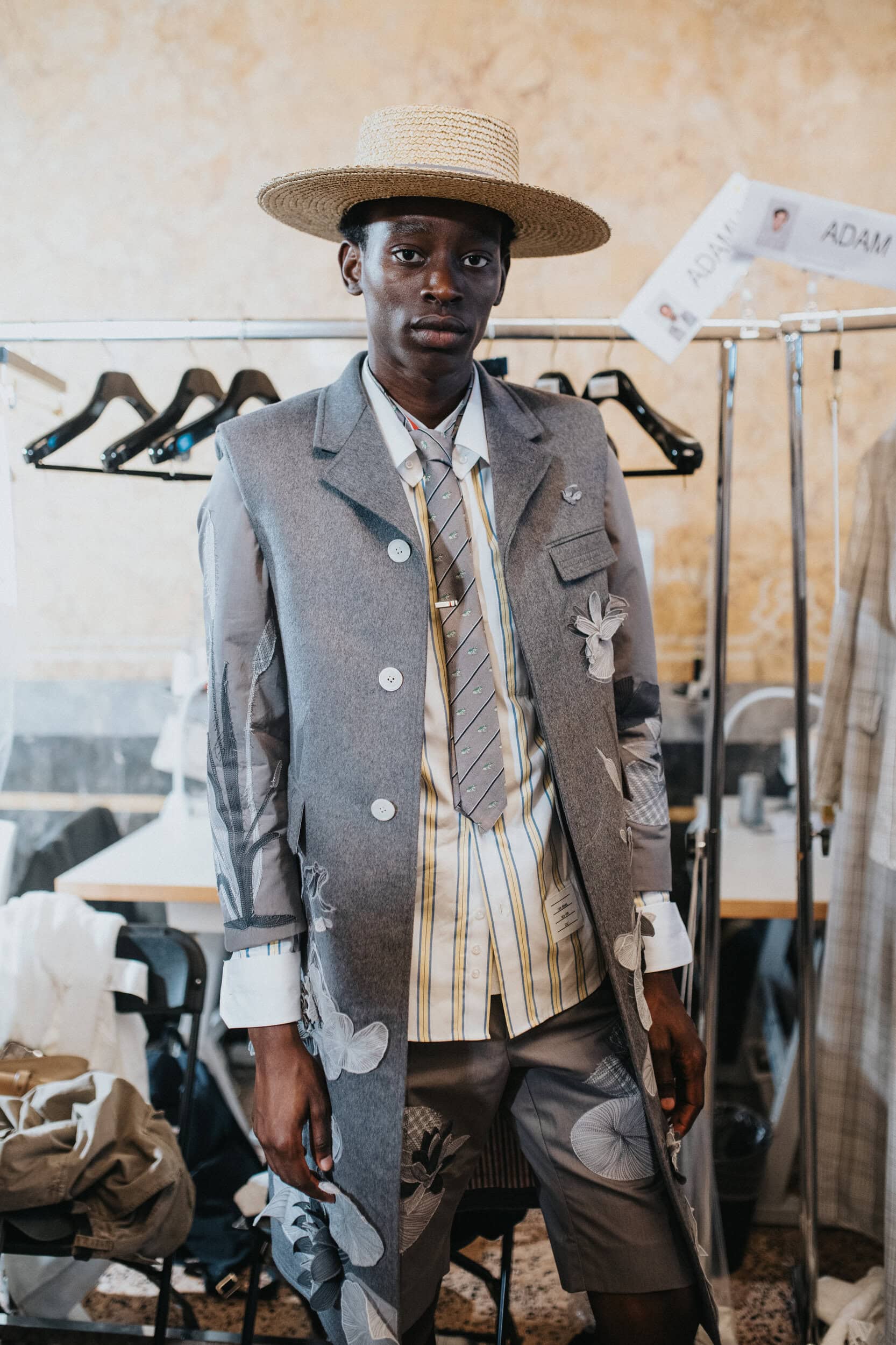 Thom Browne Spring 2027 Men's Fashion Show Backstage