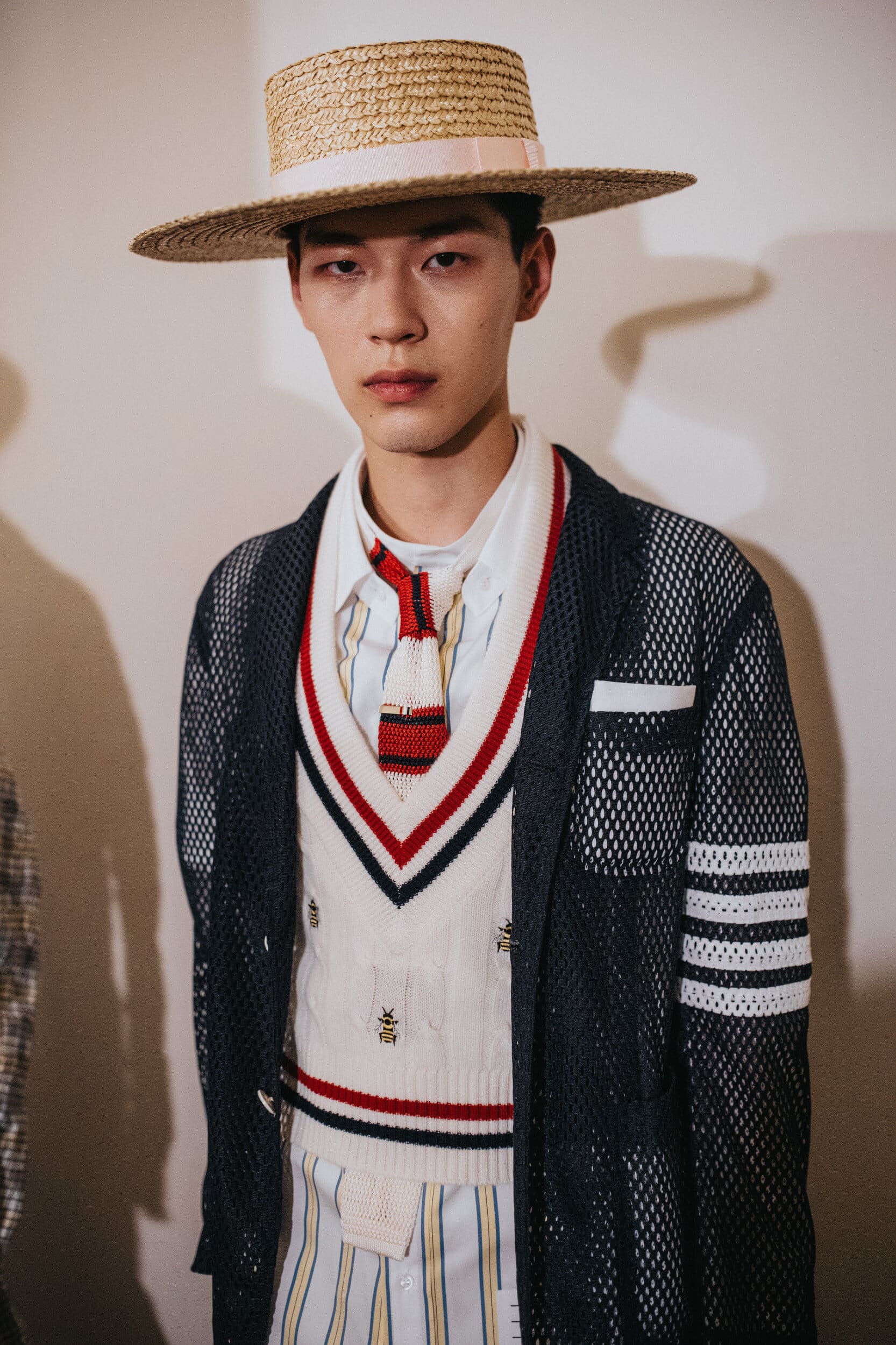 Thom Browne Spring 2027 Men's Fashion Show Backstage
