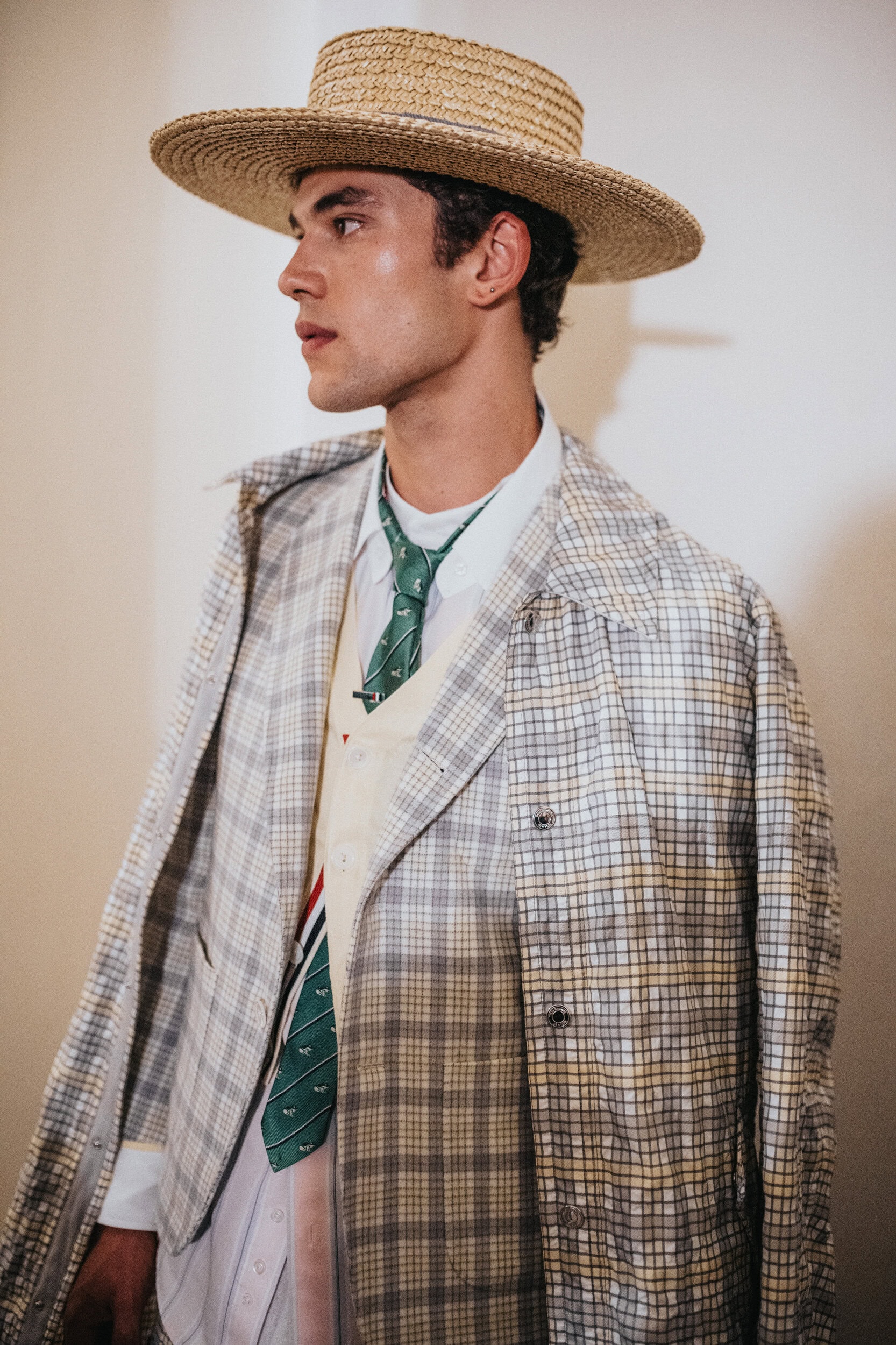 Thom Browne Spring 2027 Men's Fashion Show Backstage