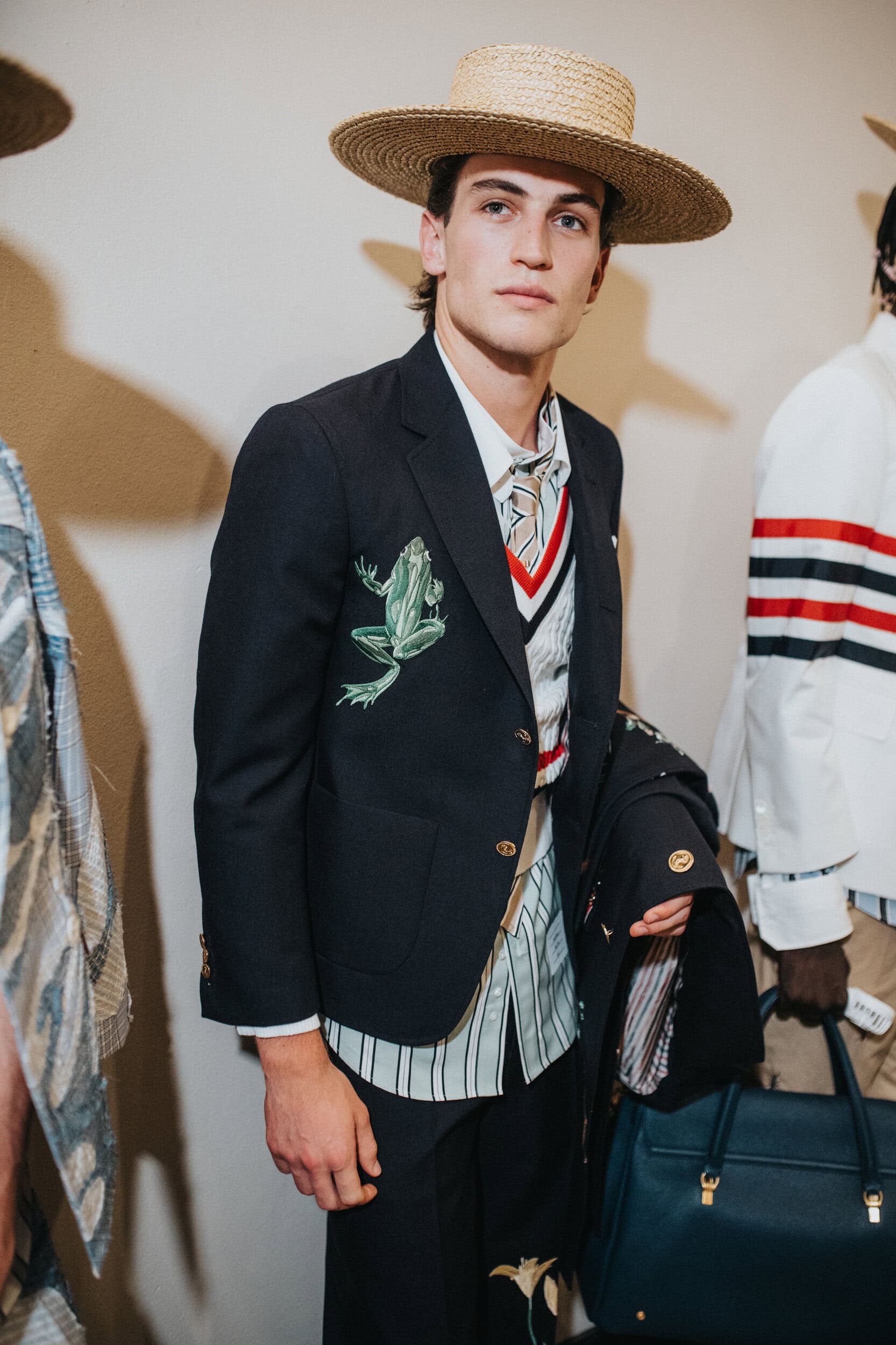 Thom Browne Spring 2027 Men's Fashion Show Backstage