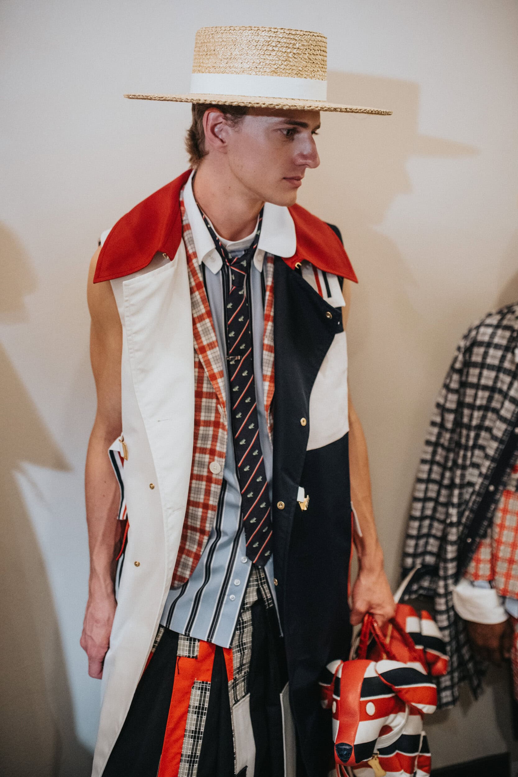 Thom Browne Spring 2027 Men's Fashion Show Backstage