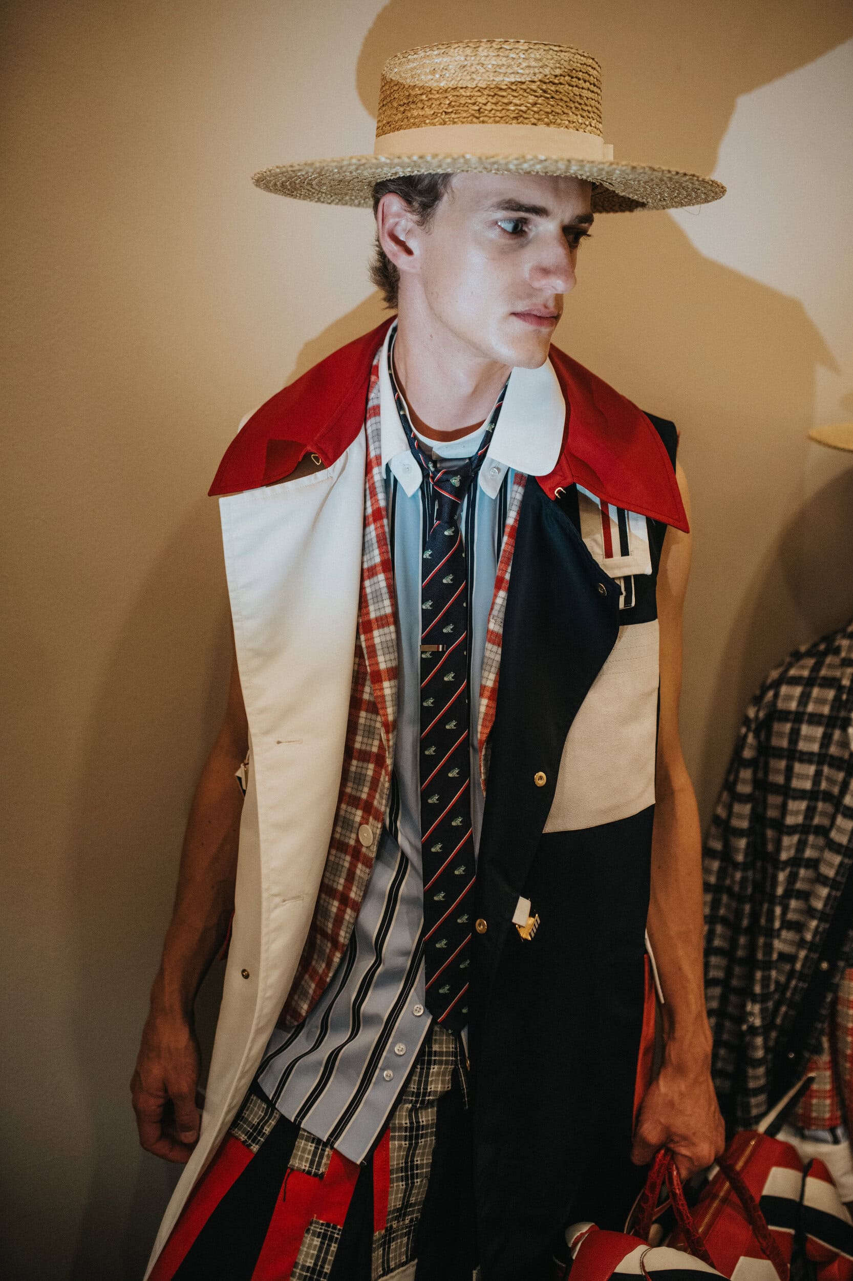 Thom Browne Spring 2027 Men's Fashion Show Backstage