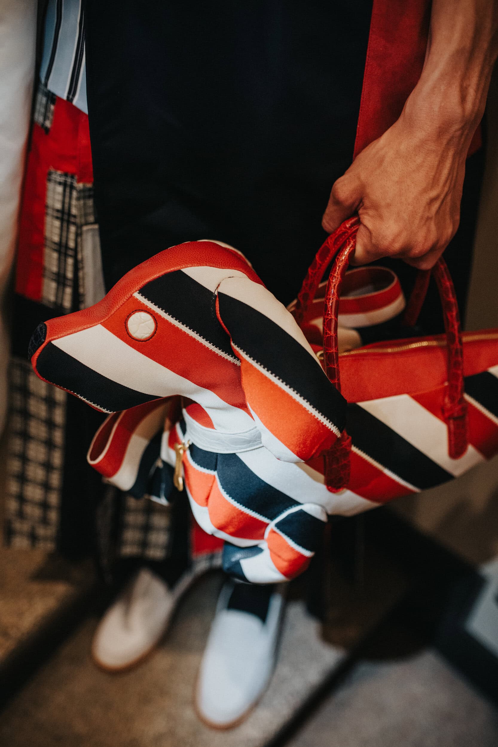 Thom Browne Spring 2027 Men's Fashion Show Backstage