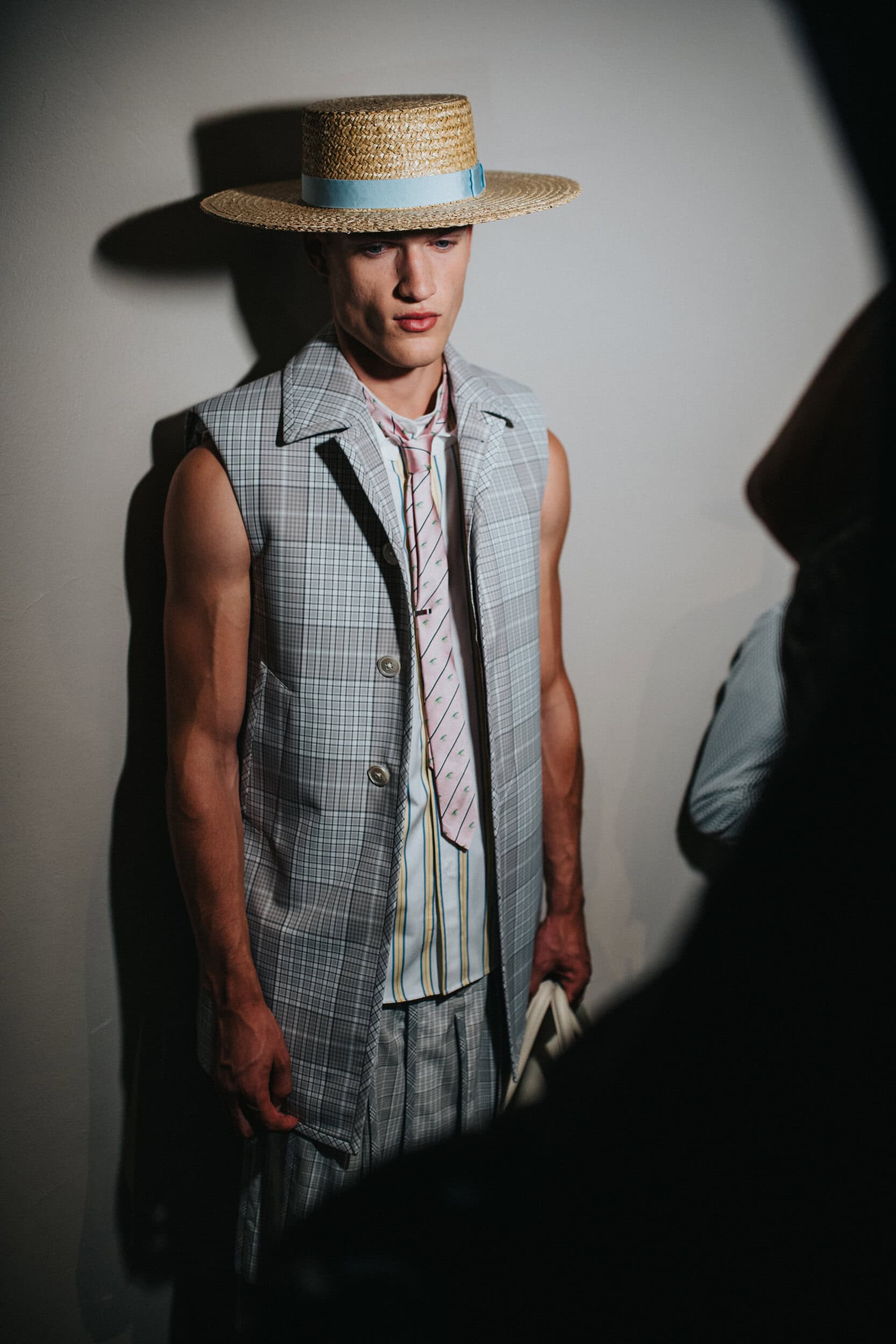 Thom Browne Spring 2027 Men's Fashion Show Backstage
