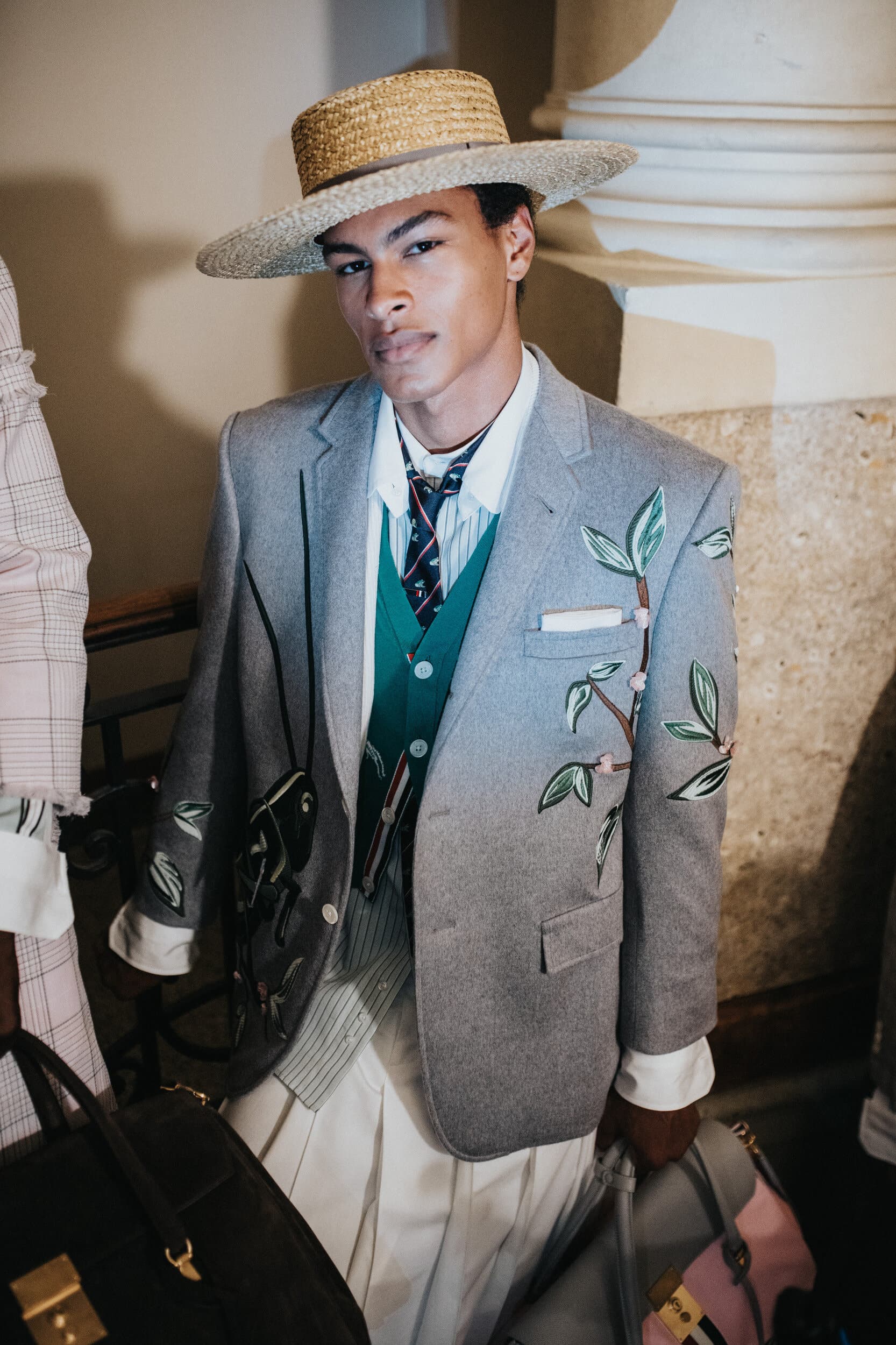 Thom Browne Spring 2027 Men's Fashion Show Backstage