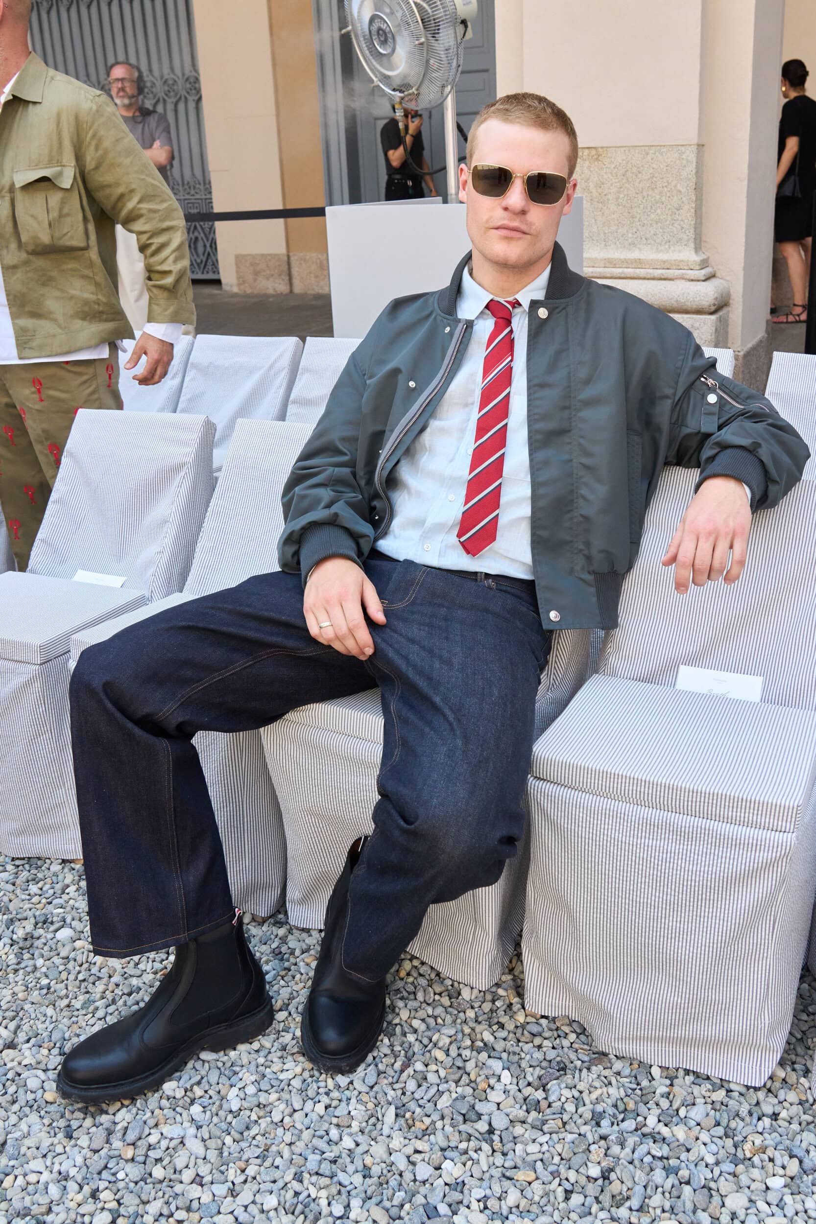 Thom Browne Spring 2027 Men's Fashion Show Front Row