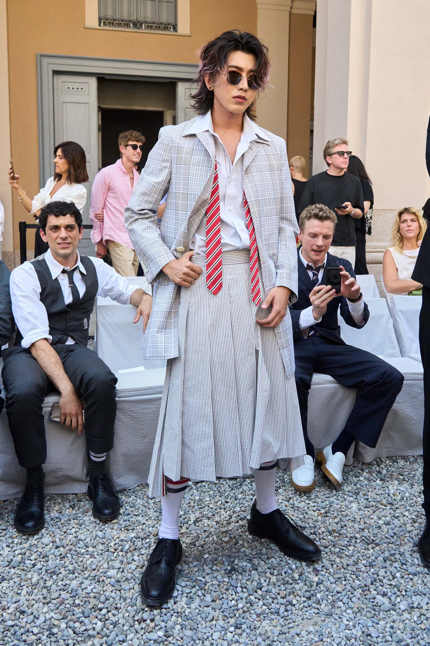 Thom Browne Spring 2027 Men's Fashion Show Front Row