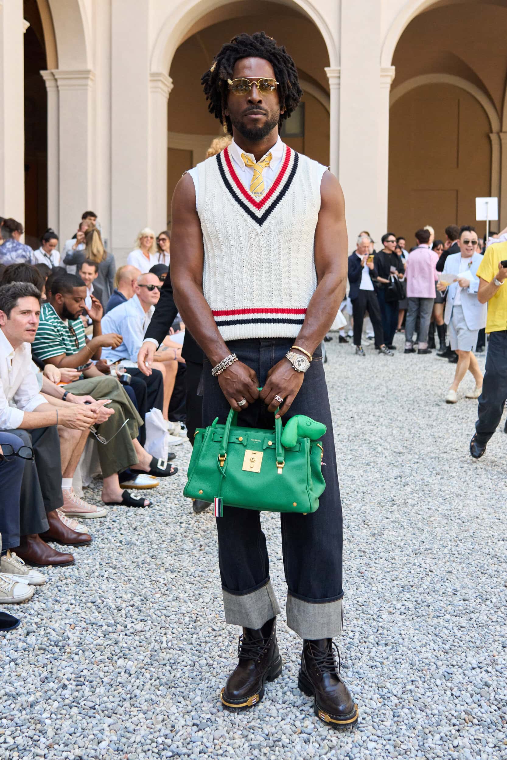 Thom Browne Spring 2027 Men's Fashion Show Front Row