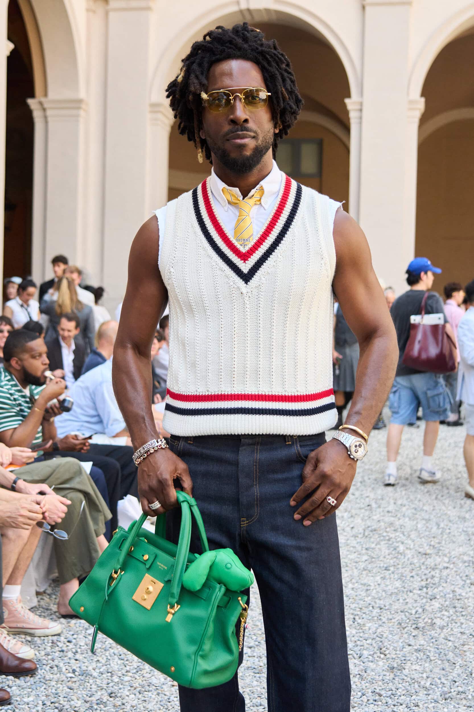 Thom Browne Spring 2027 Men's Fashion Show Front Row