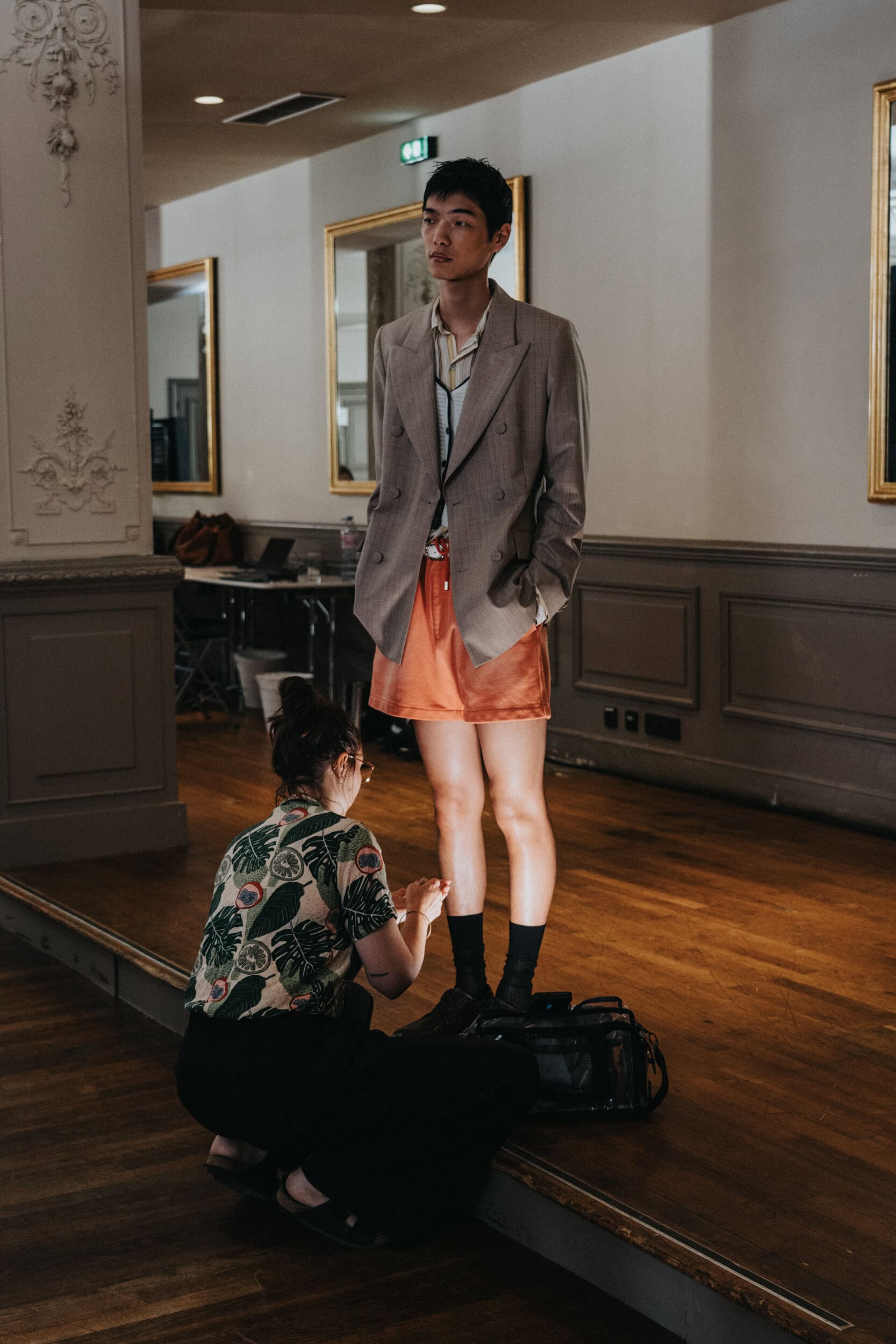 Wooyoungmi Spring 2027 Men's Fashion Show Backstage