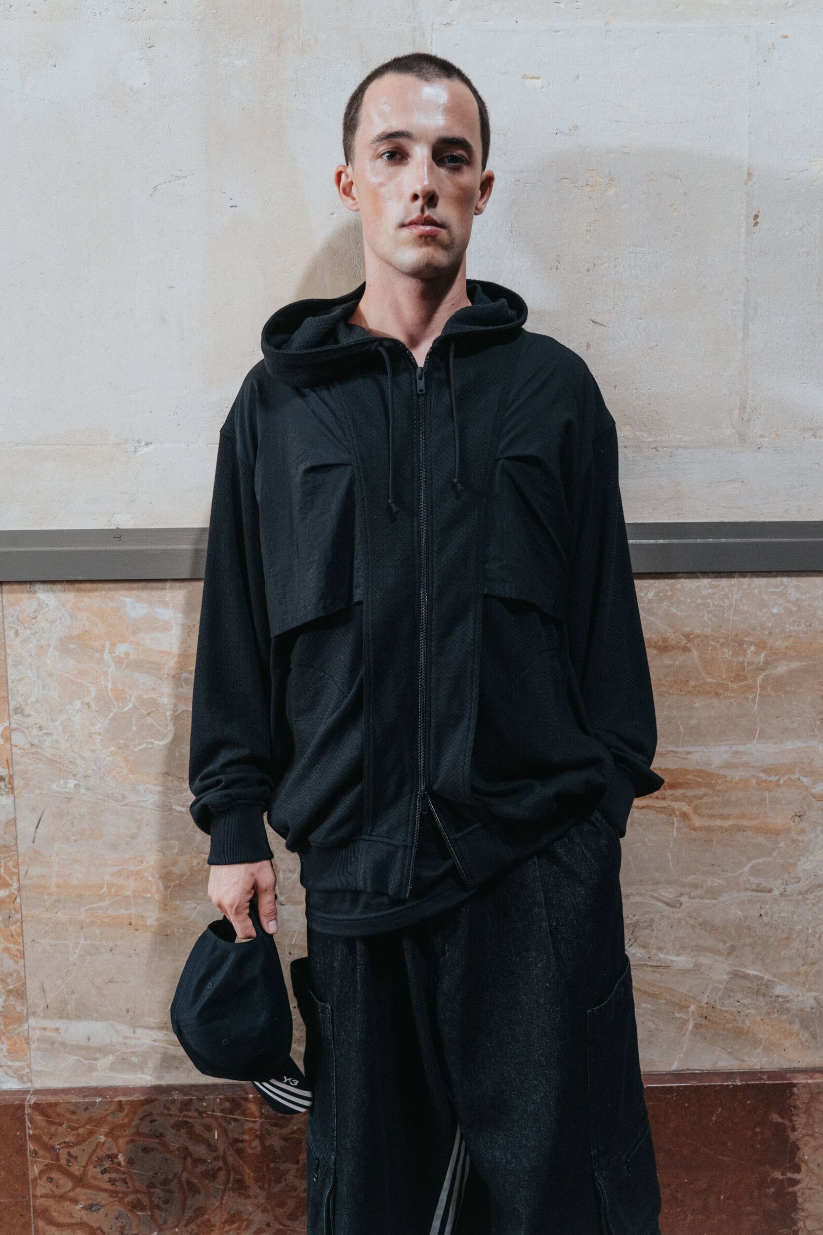 Y-3 Spring 2027 Men's Fashion Show Backstage