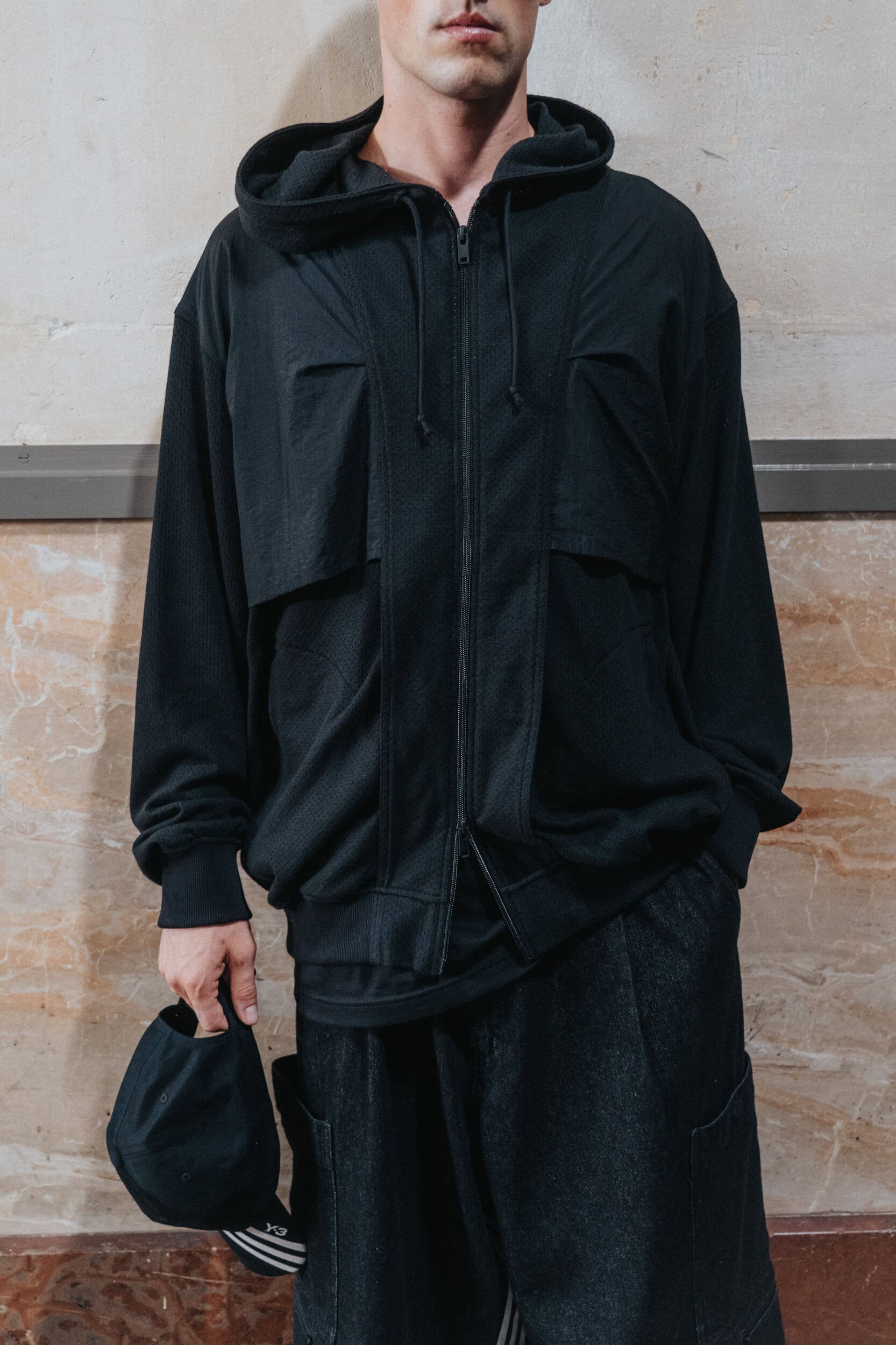Y-3 Spring 2027 Men's Fashion Show Backstage