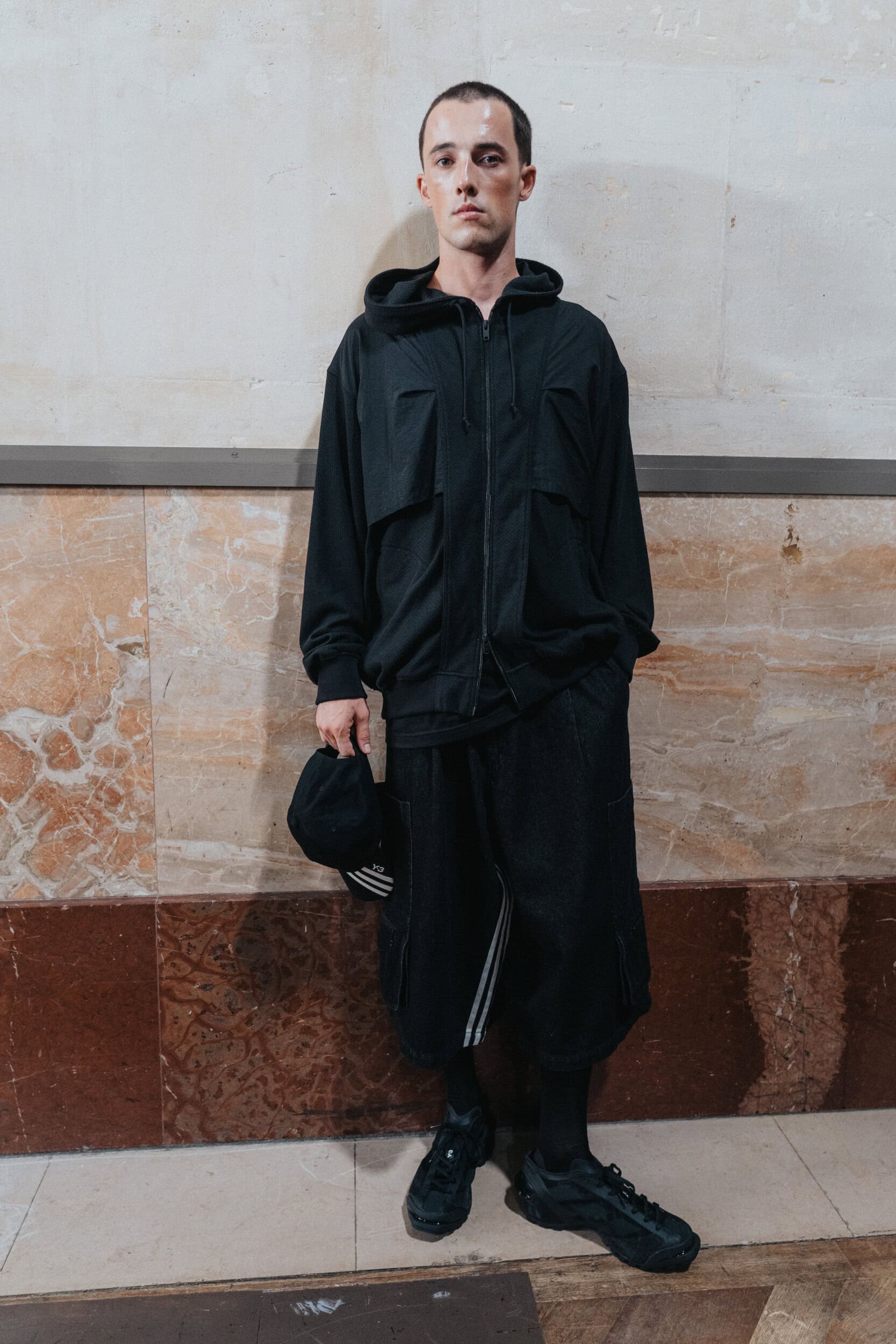 Y-3 Spring 2027 Men's Fashion Show Backstage