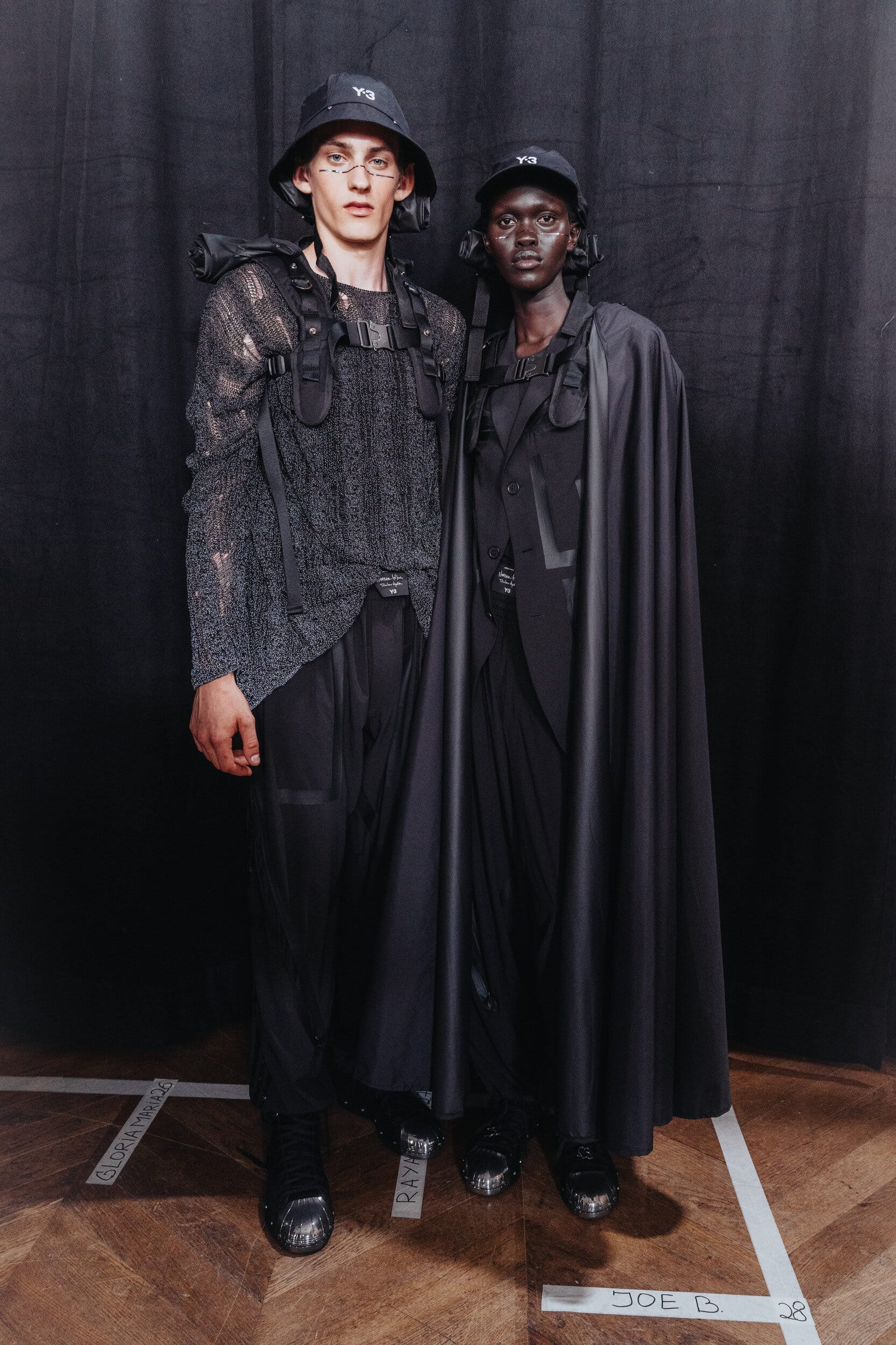 Y-3 Spring 2027 Men's Fashion Show Backstage
