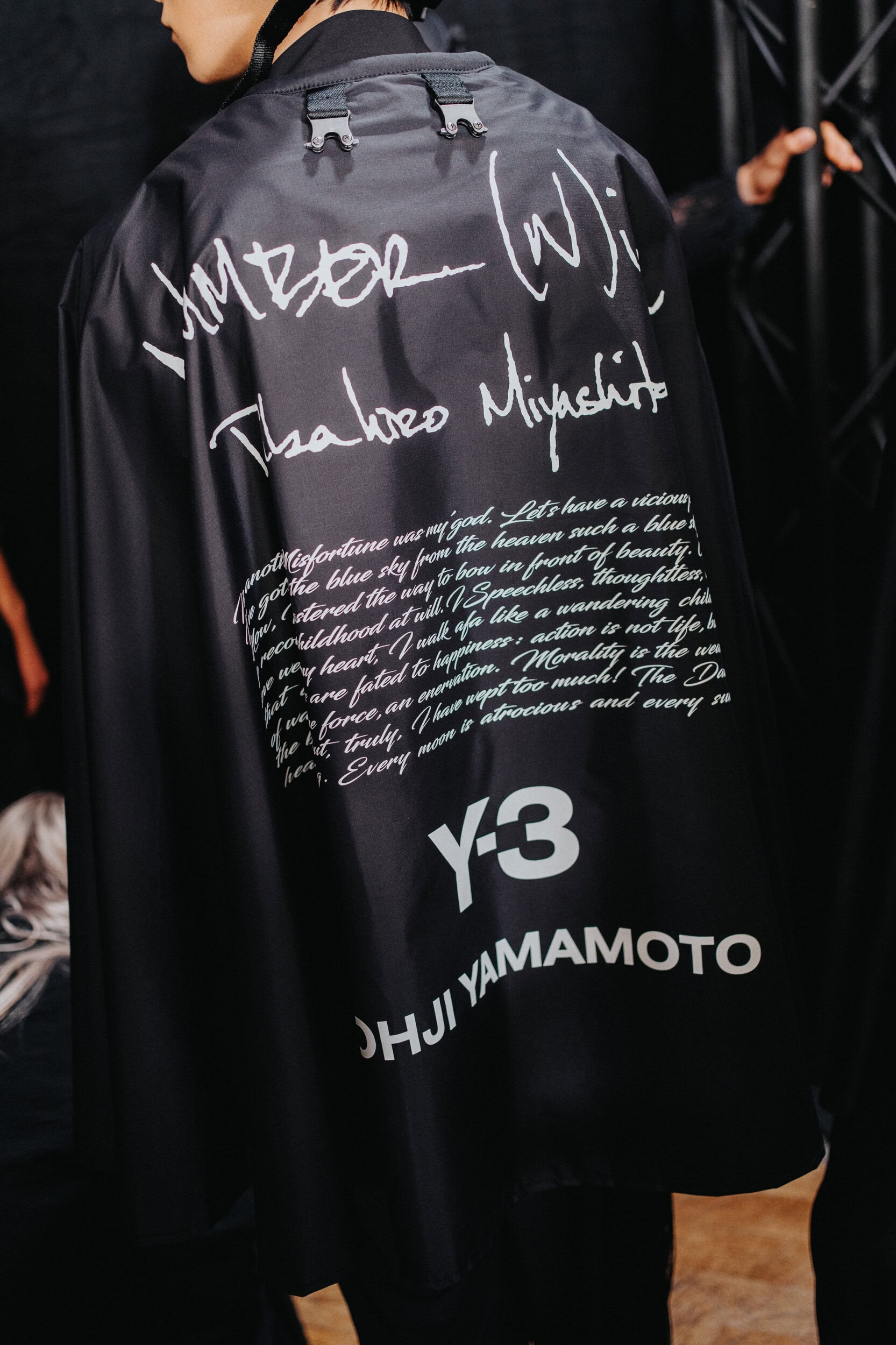Y-3 Spring 2027 Men's Fashion Show Backstage