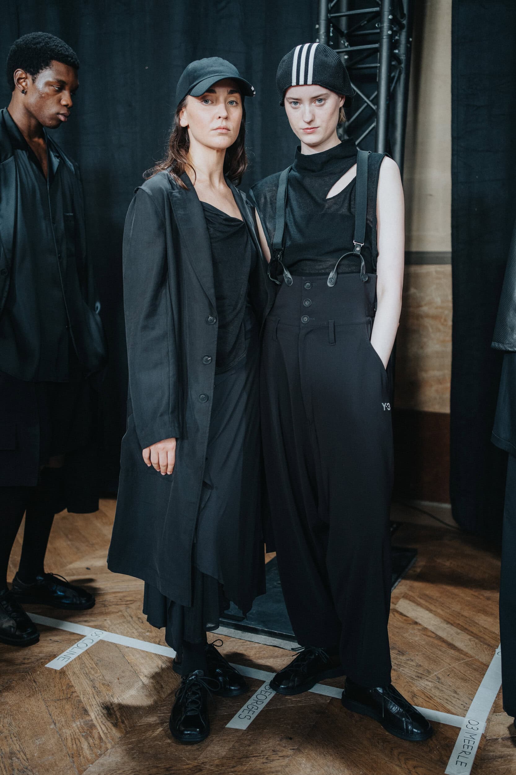 Y-3 Spring 2027 Men's Fashion Show Backstage
