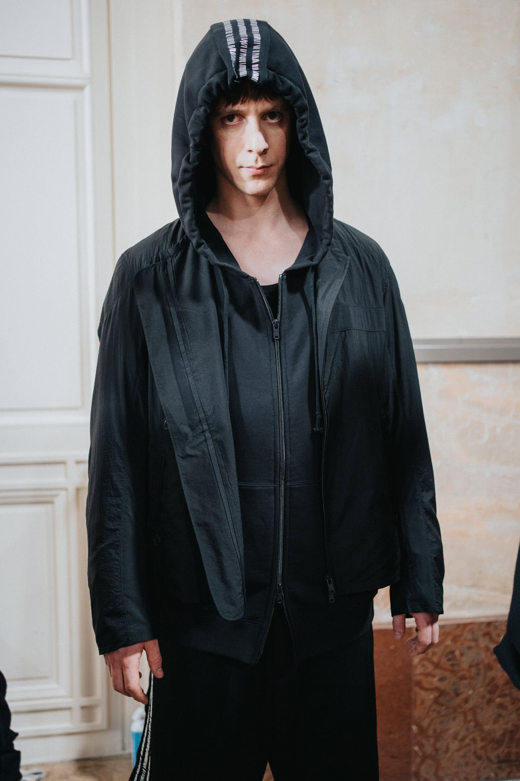 Y-3 Spring 2027 Men's Fashion Show Backstage