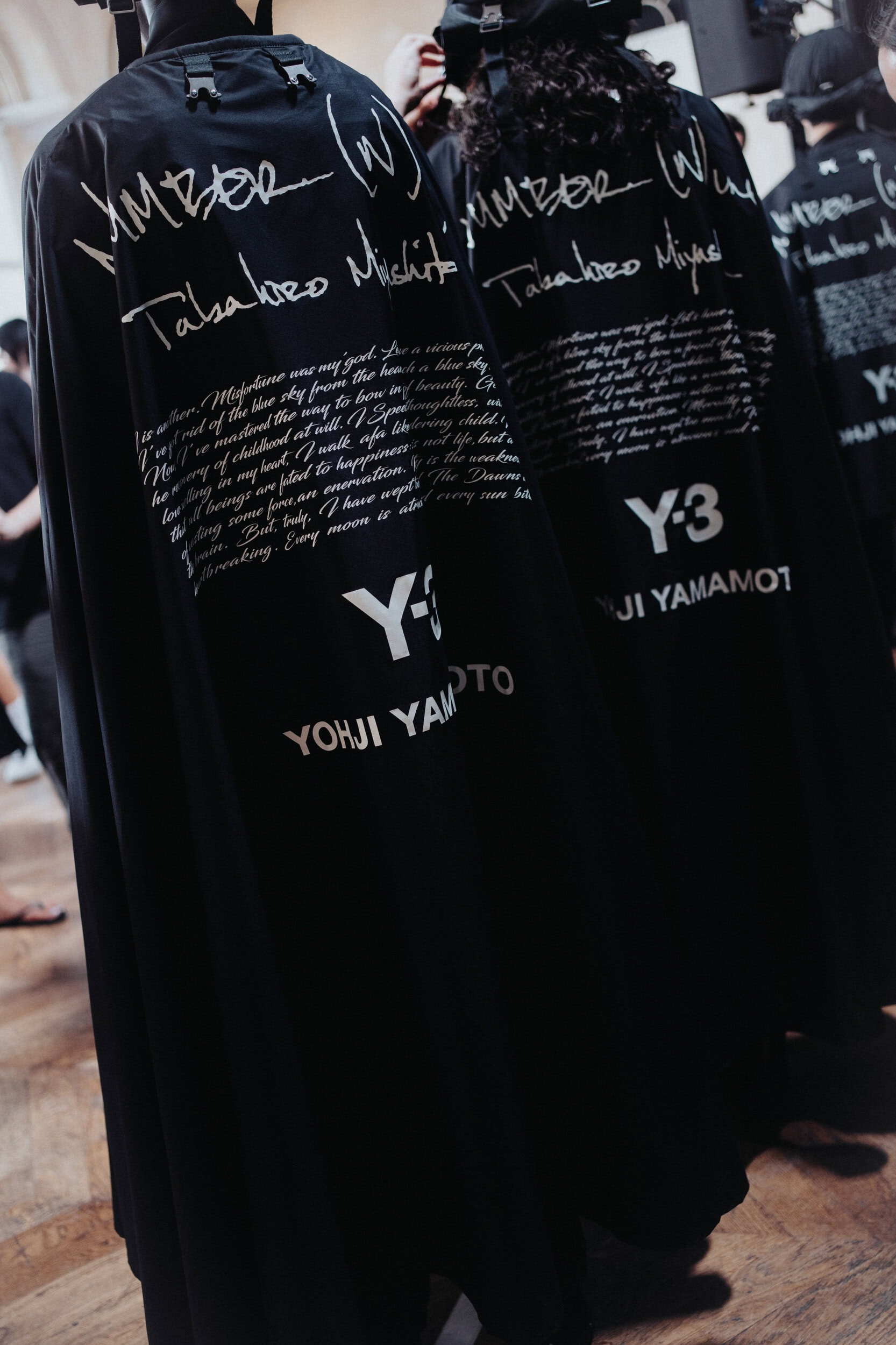 Y-3 Spring 2027 Men's Fashion Show Backstage