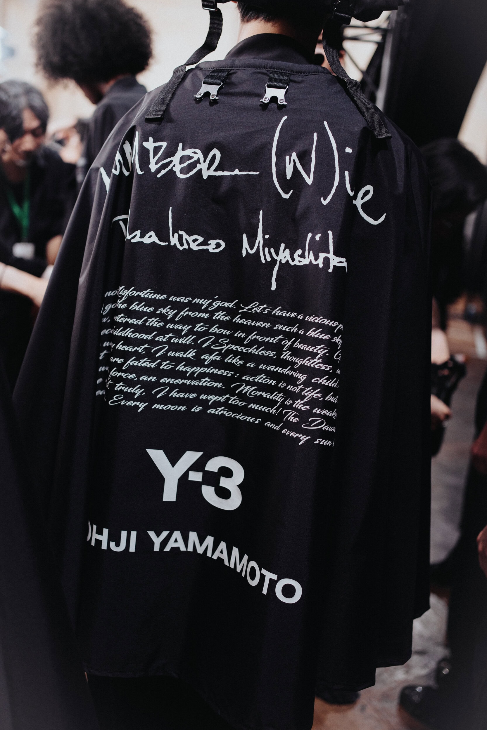 Y-3 Spring 2027 Men's Fashion Show Backstage