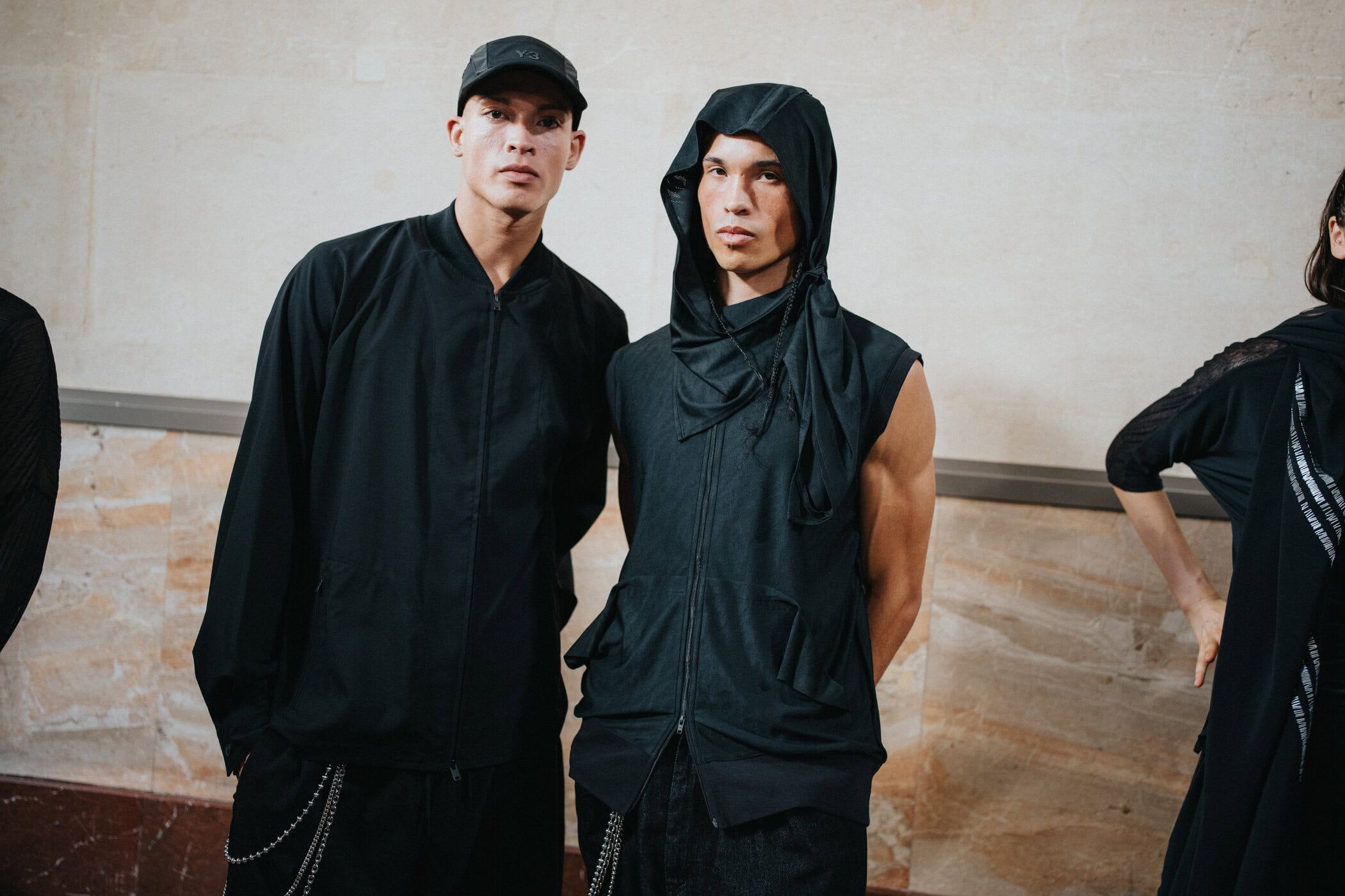 Y-3 Spring 2027 Men's Fashion Show Backstage