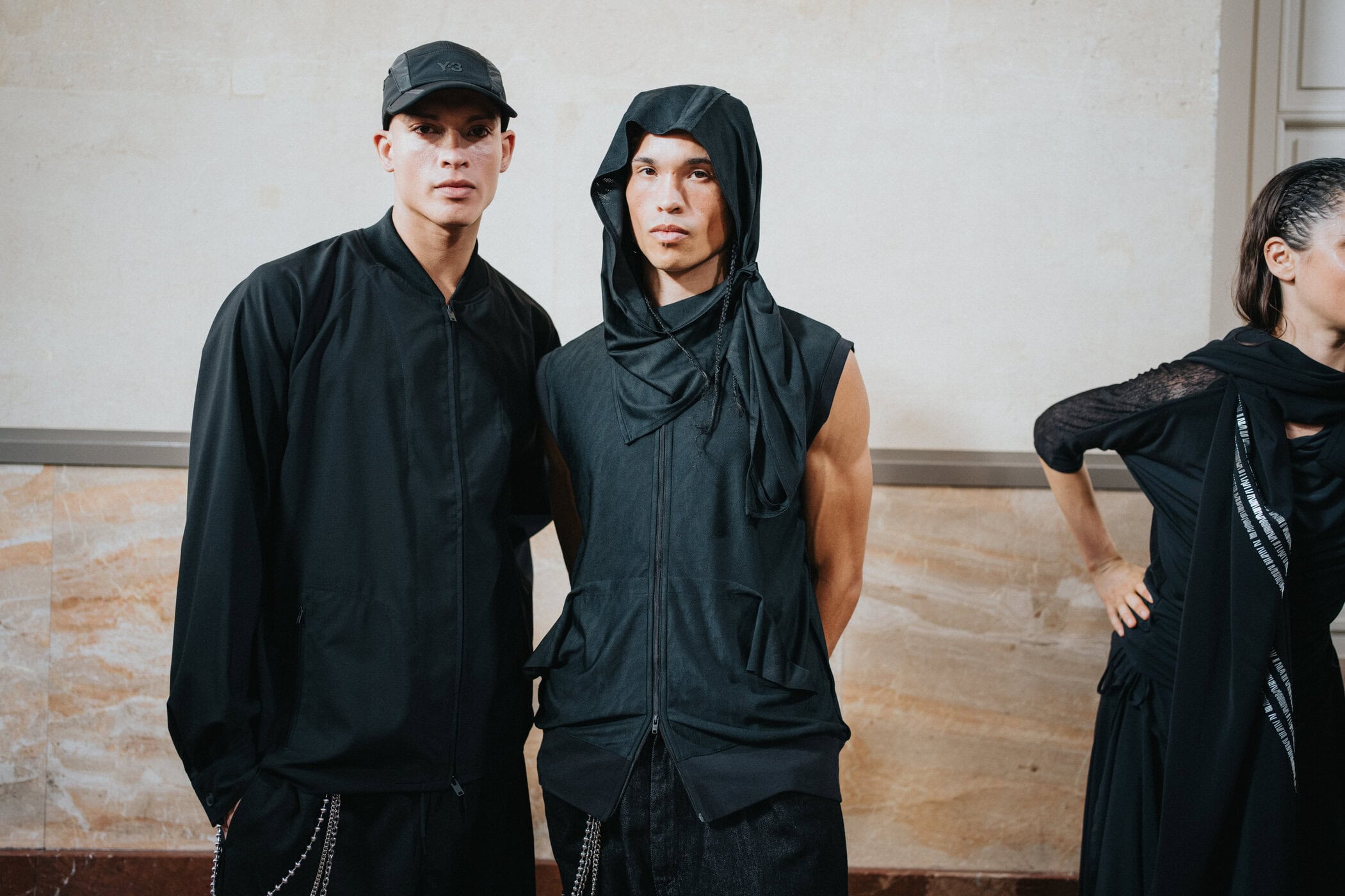 Y-3 Spring 2027 Men's Fashion Show Backstage