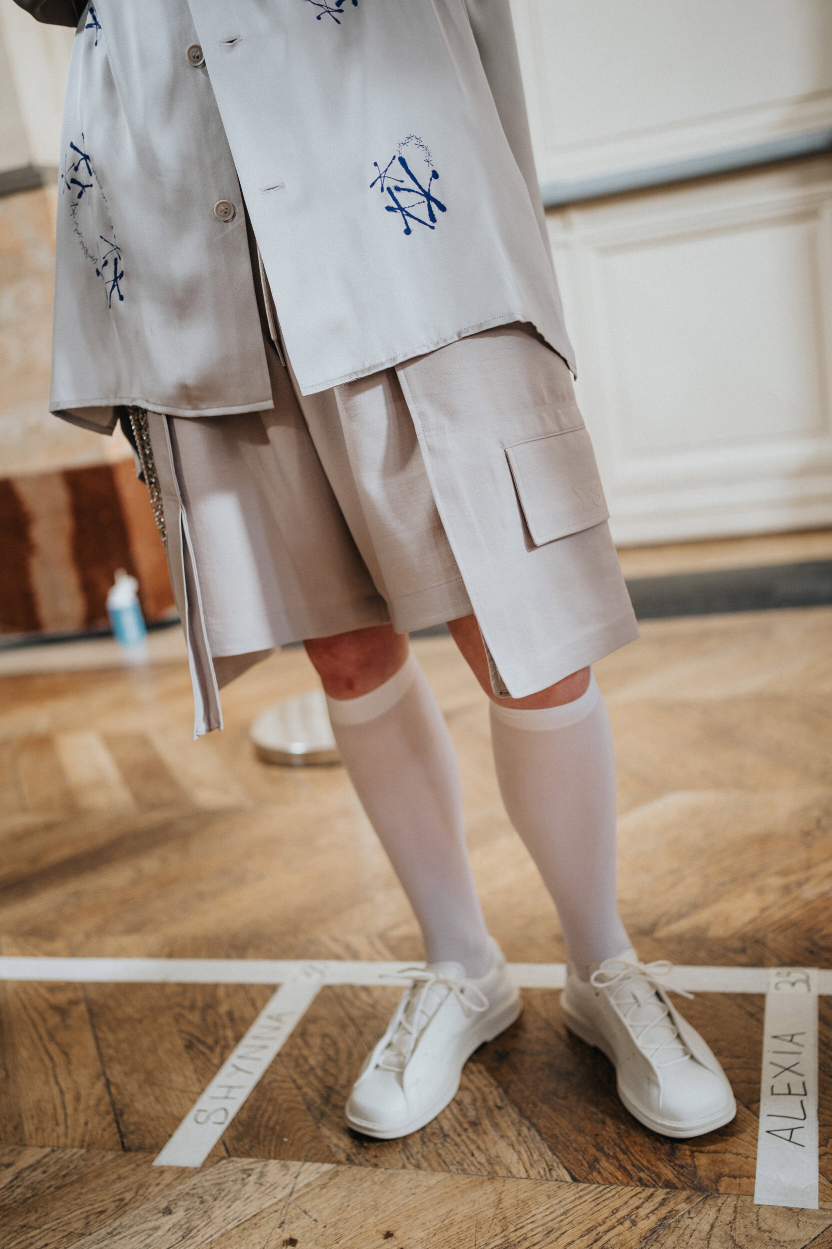 Y-3 Spring 2027 Men's Fashion Show Backstage